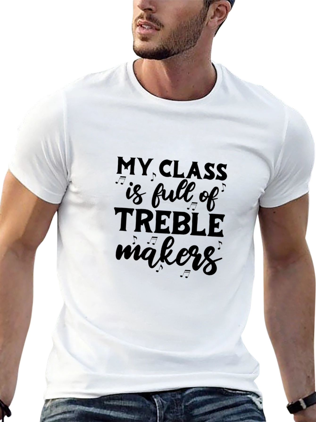 Funny Music Teacher T-Shirt: Treble Makers - 13