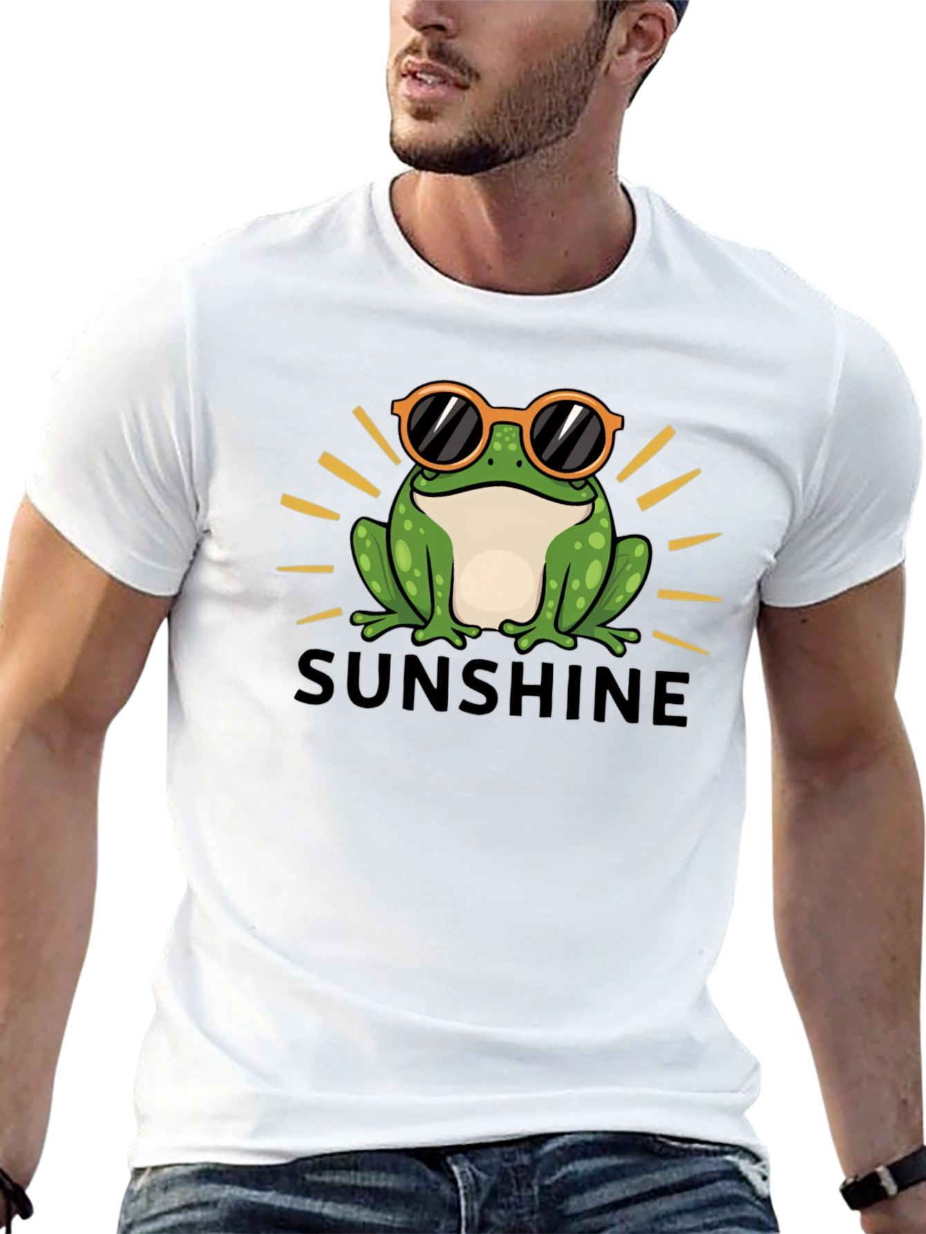 Black Sunshine Frog T-Shirt view 13