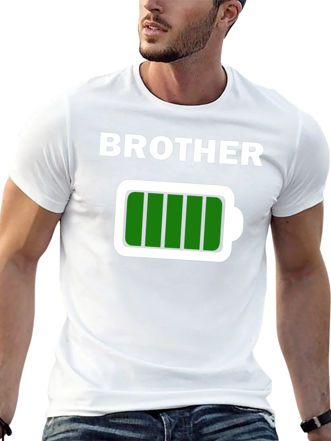Black Brother Full Battery T-Shirt - Black view 13