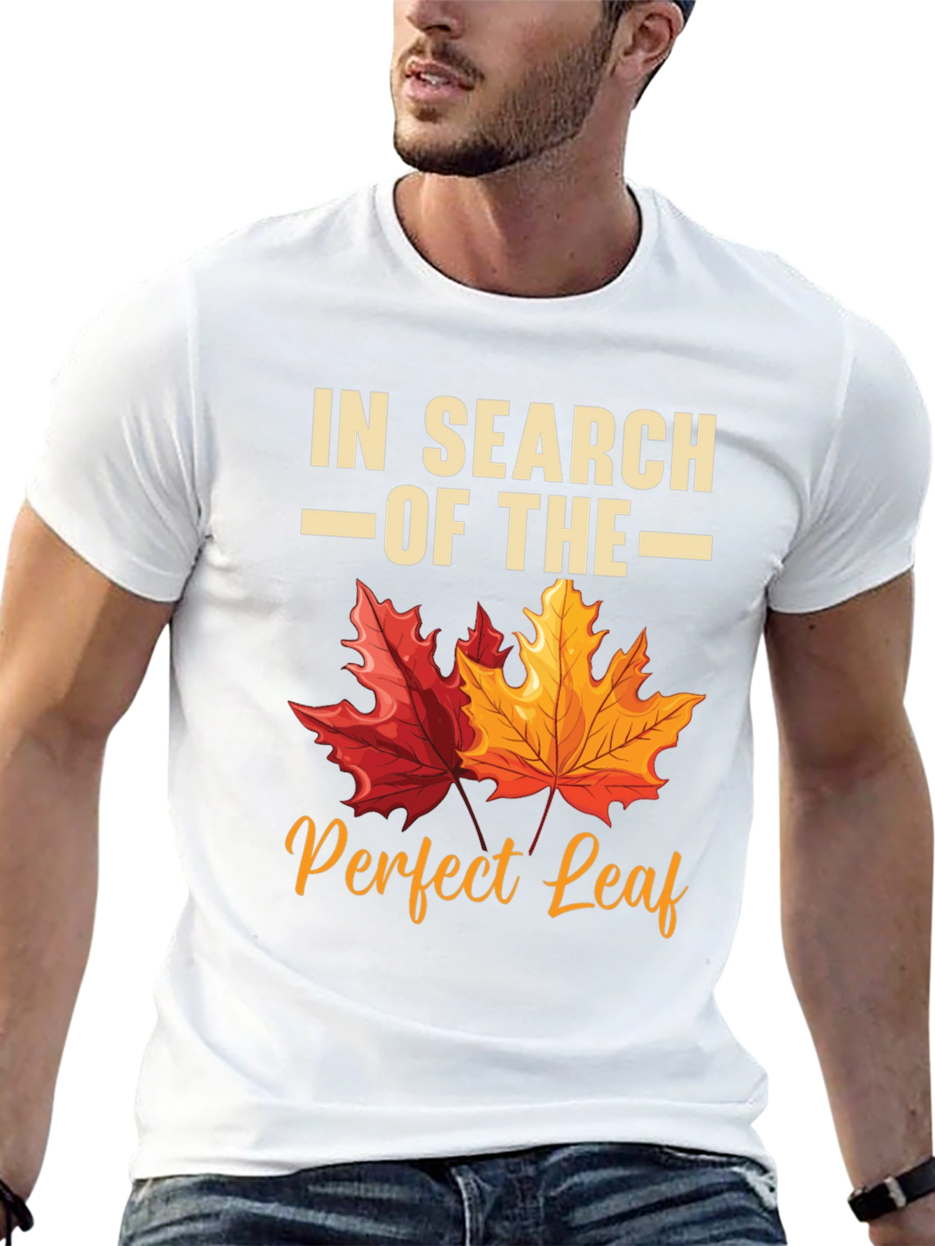 Black In Search of the Perfect Leaf T-Shirt view 13
