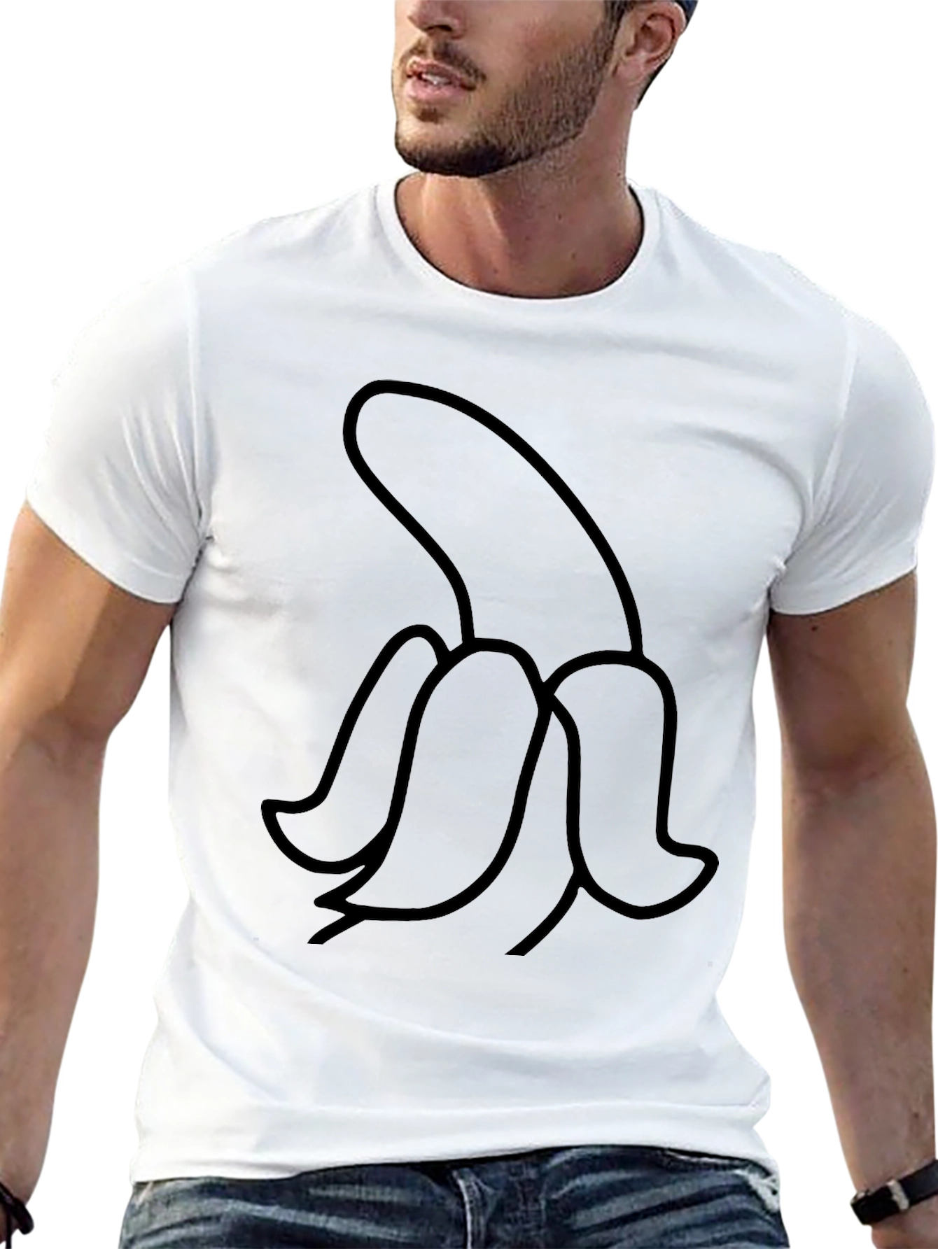 Black Banana Graphic T-Shirt - Black view 13