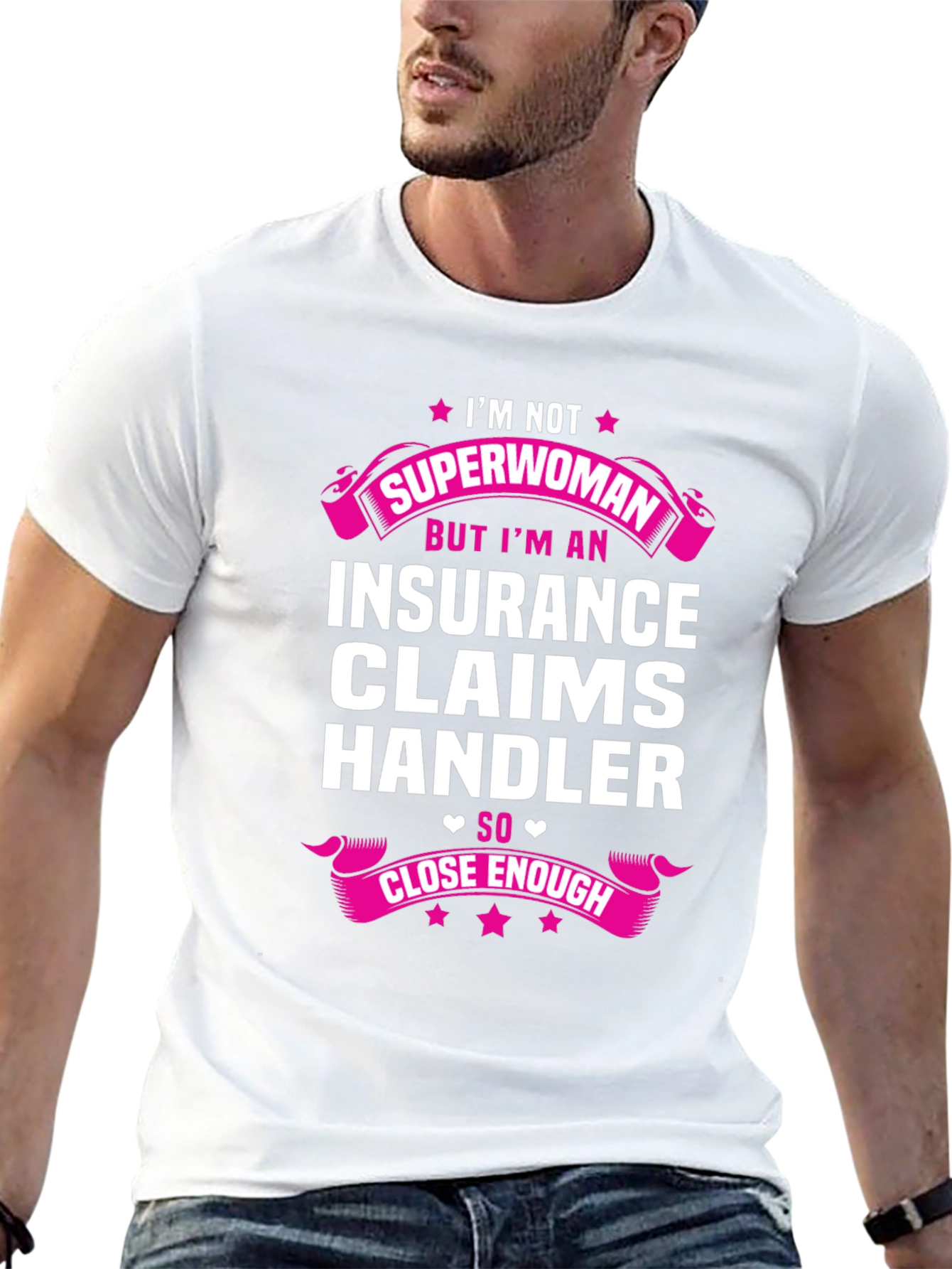 Black Insurance Claims Handler Funny T-Shirt view 13