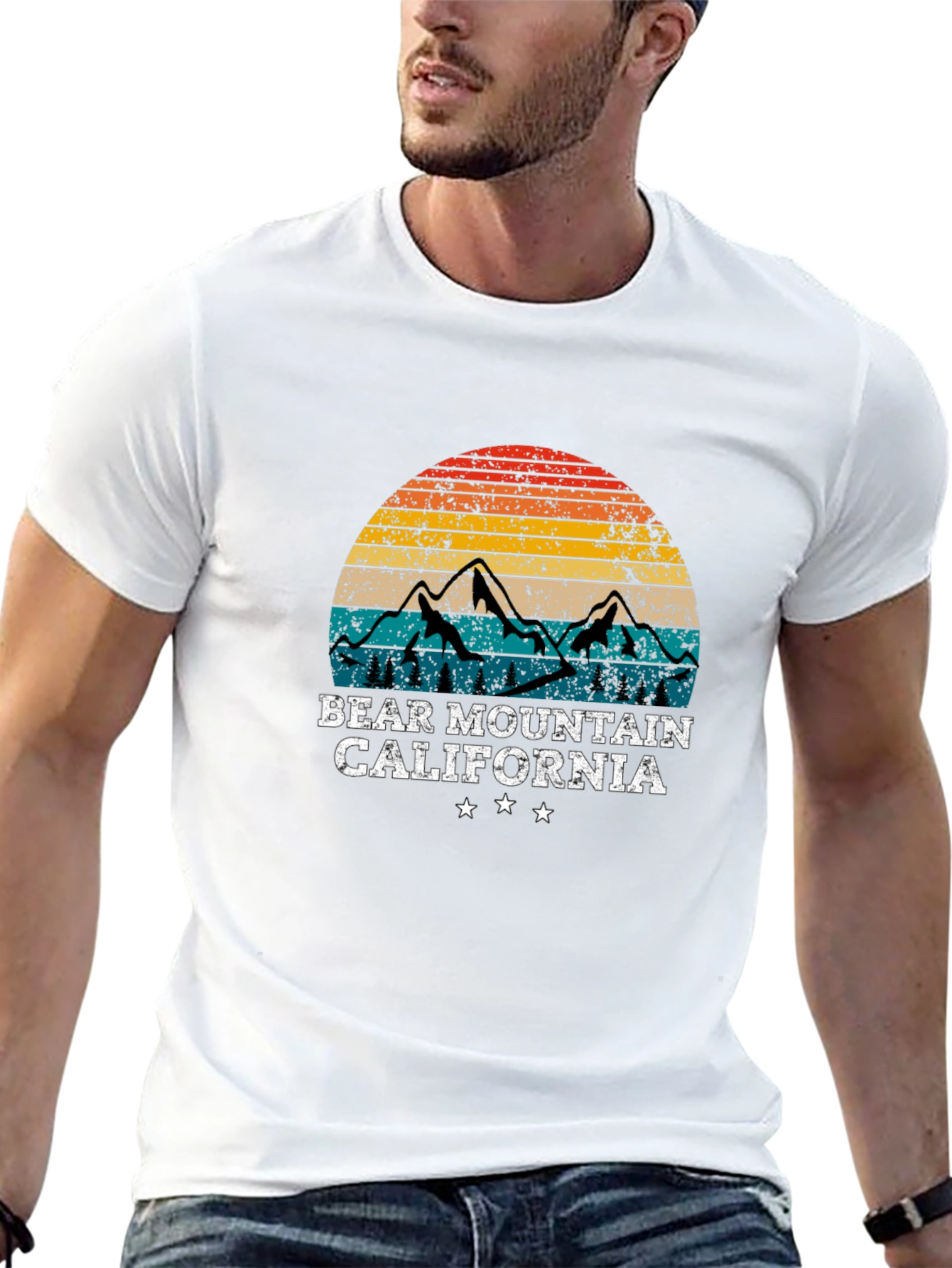 Black Bear Mountain California T-Shirt, Graphic Tee view 13