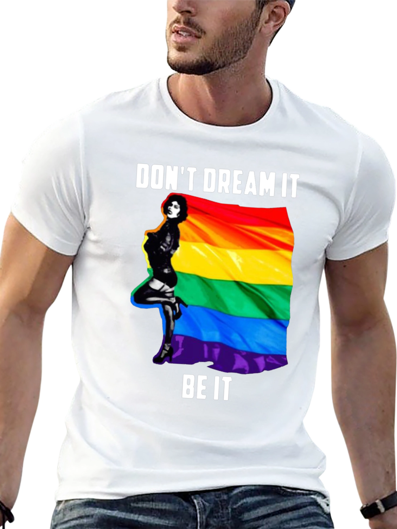 Black Don't Dream It Be It Pride T-Shirt view 13