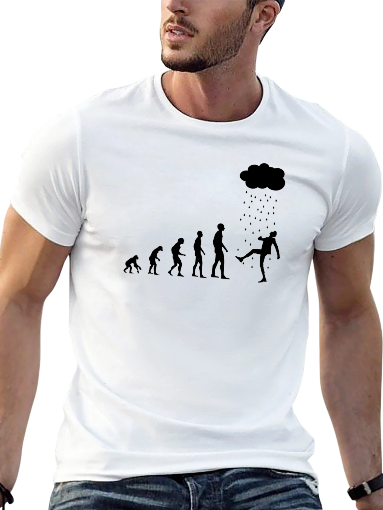 Black Evolution Kick Black T-Shirt view 13