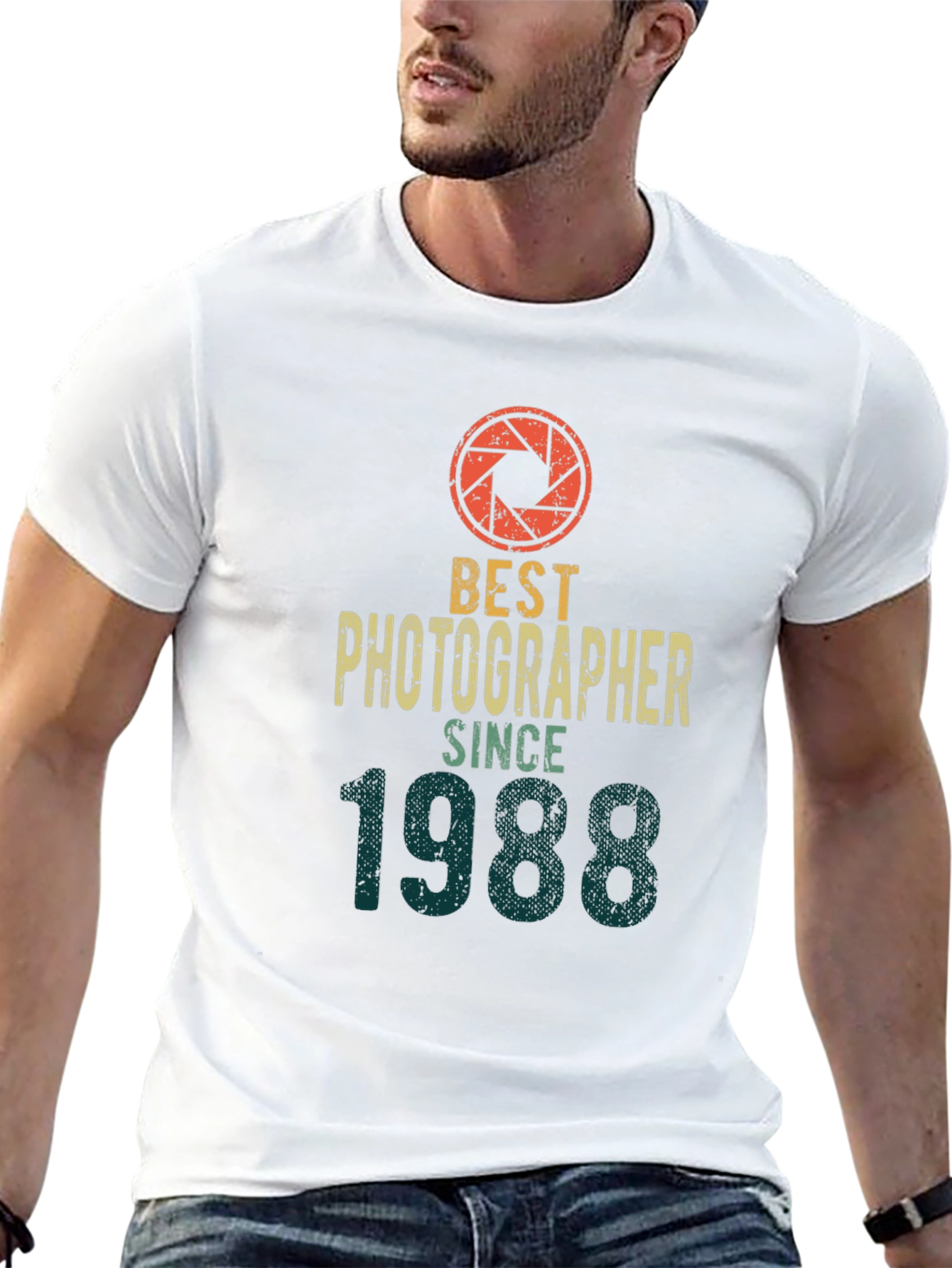 Black Best Photographer Since 1988 Vintage Graphic Tee view 13