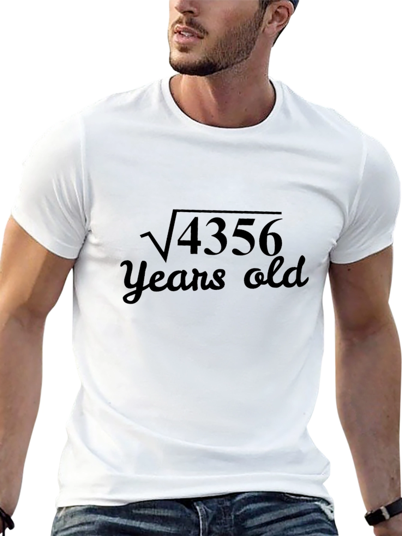 Black Funny 66 Years Old T-Shirt, Math Birthday Tee view 13