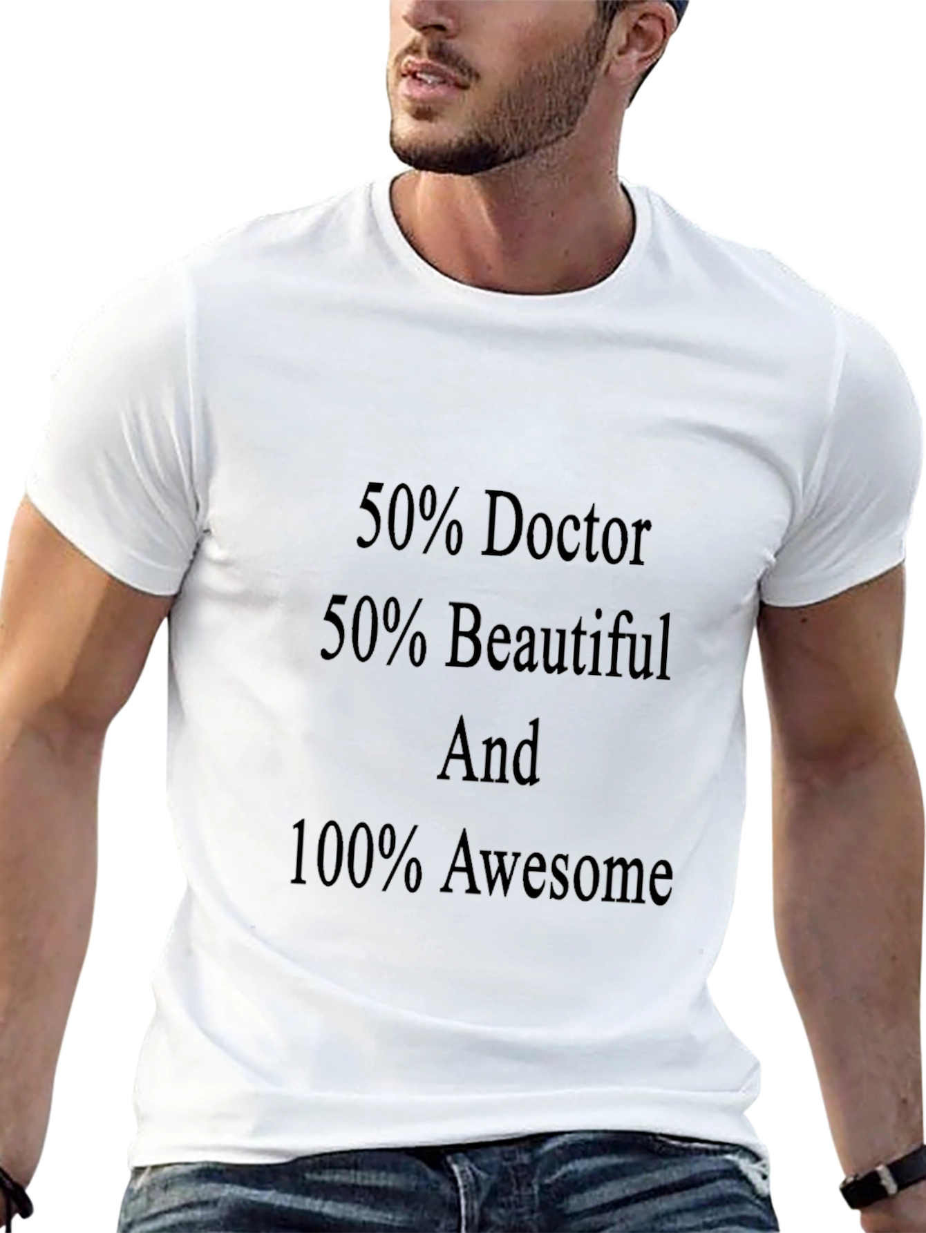 Black Doctor Awesome Graphic T-Shirt view 13
