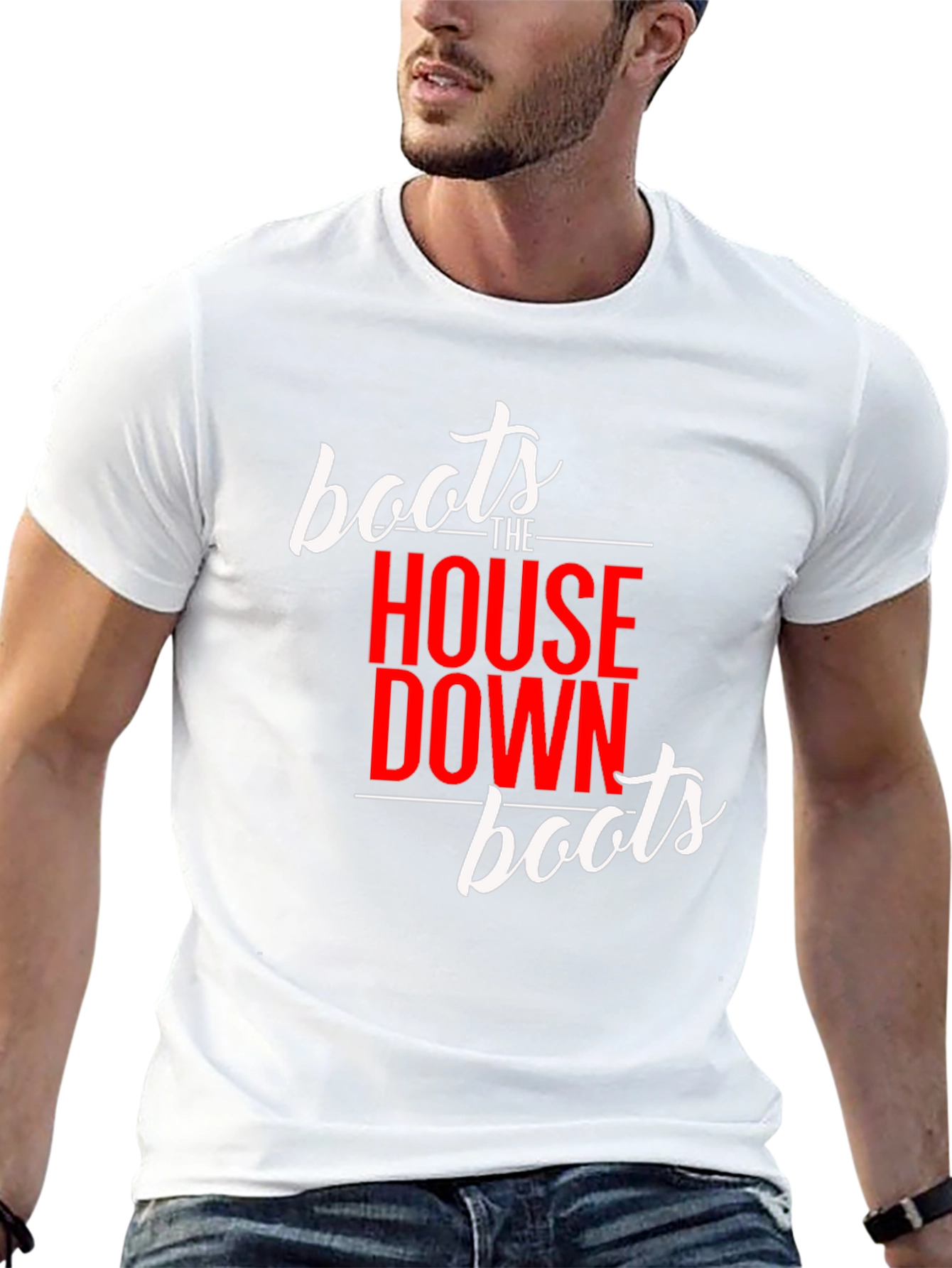 Black Boots The House Down Unisex T-Shirt view 13