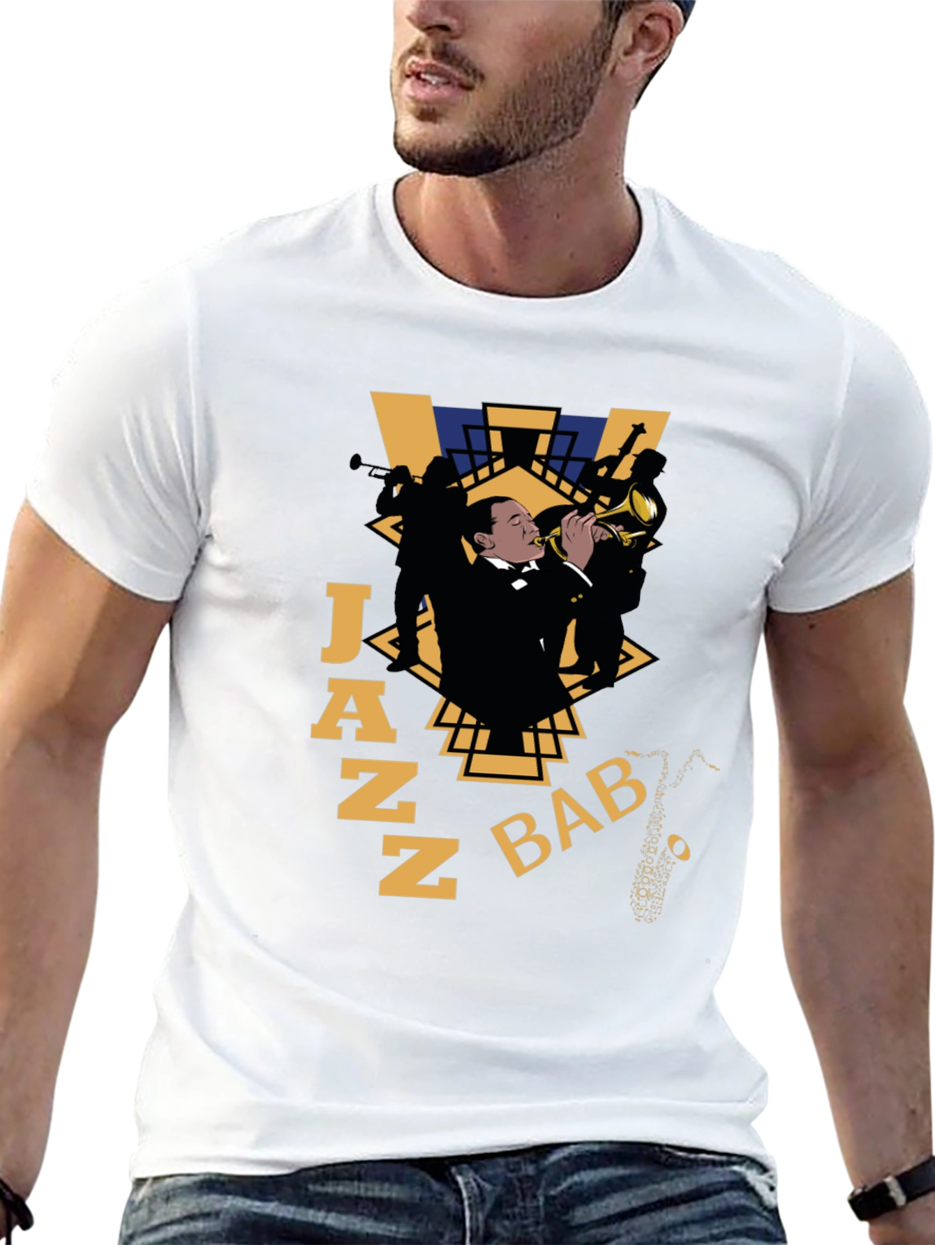 Black Jazz Baby Graphic T-Shirt view 13
