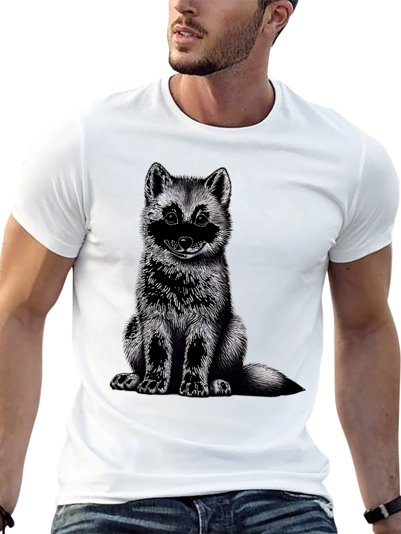 Cute Raccoon Graphic Print T-Shirt - Soft & Stylish - 13