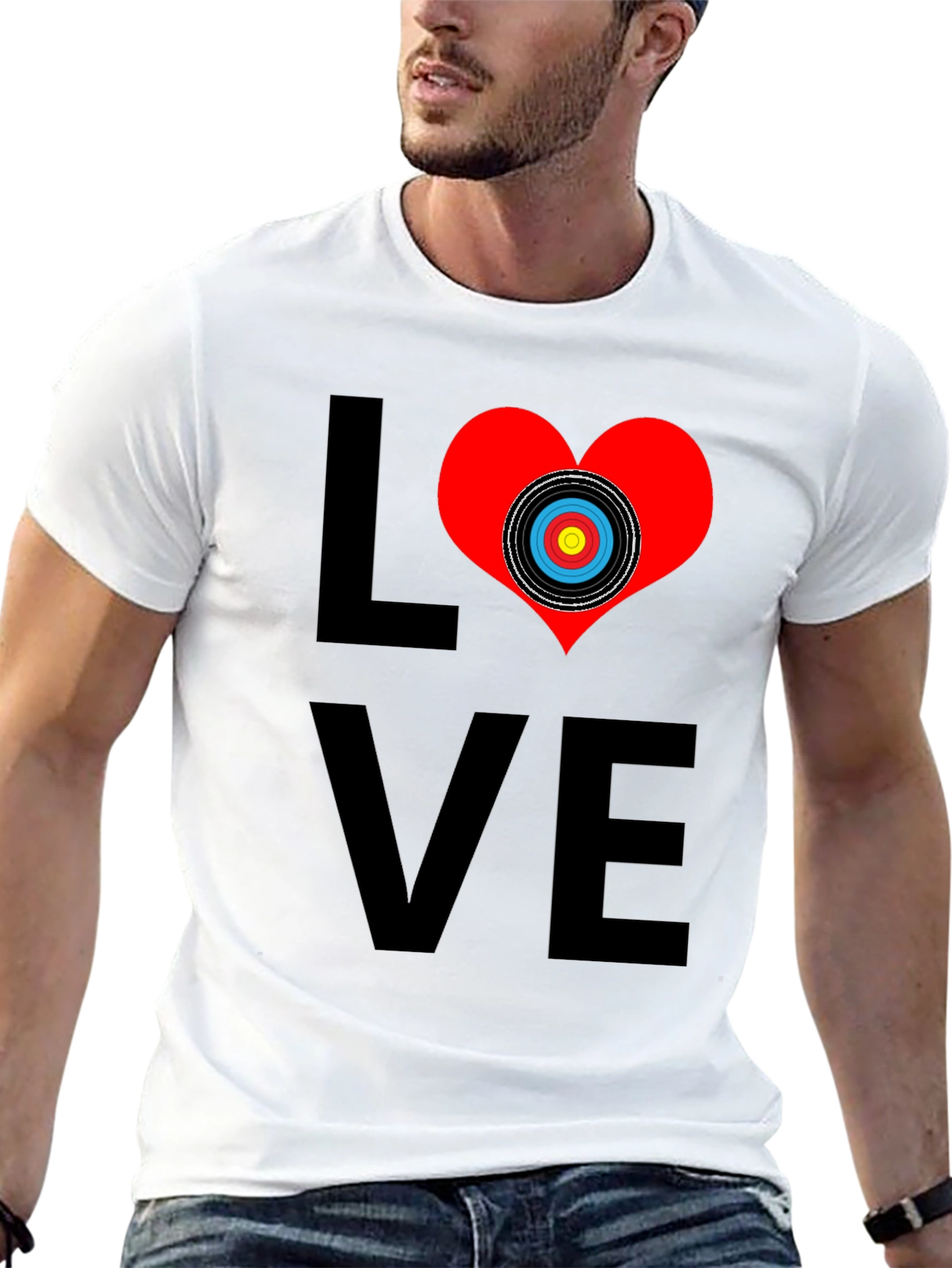 Black Archery Love T-Shirt view 13