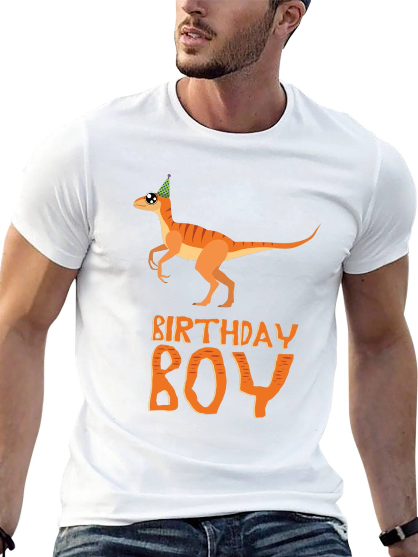 Black Birthday Boy T-Shirt Dinosaur Party Tee view 13