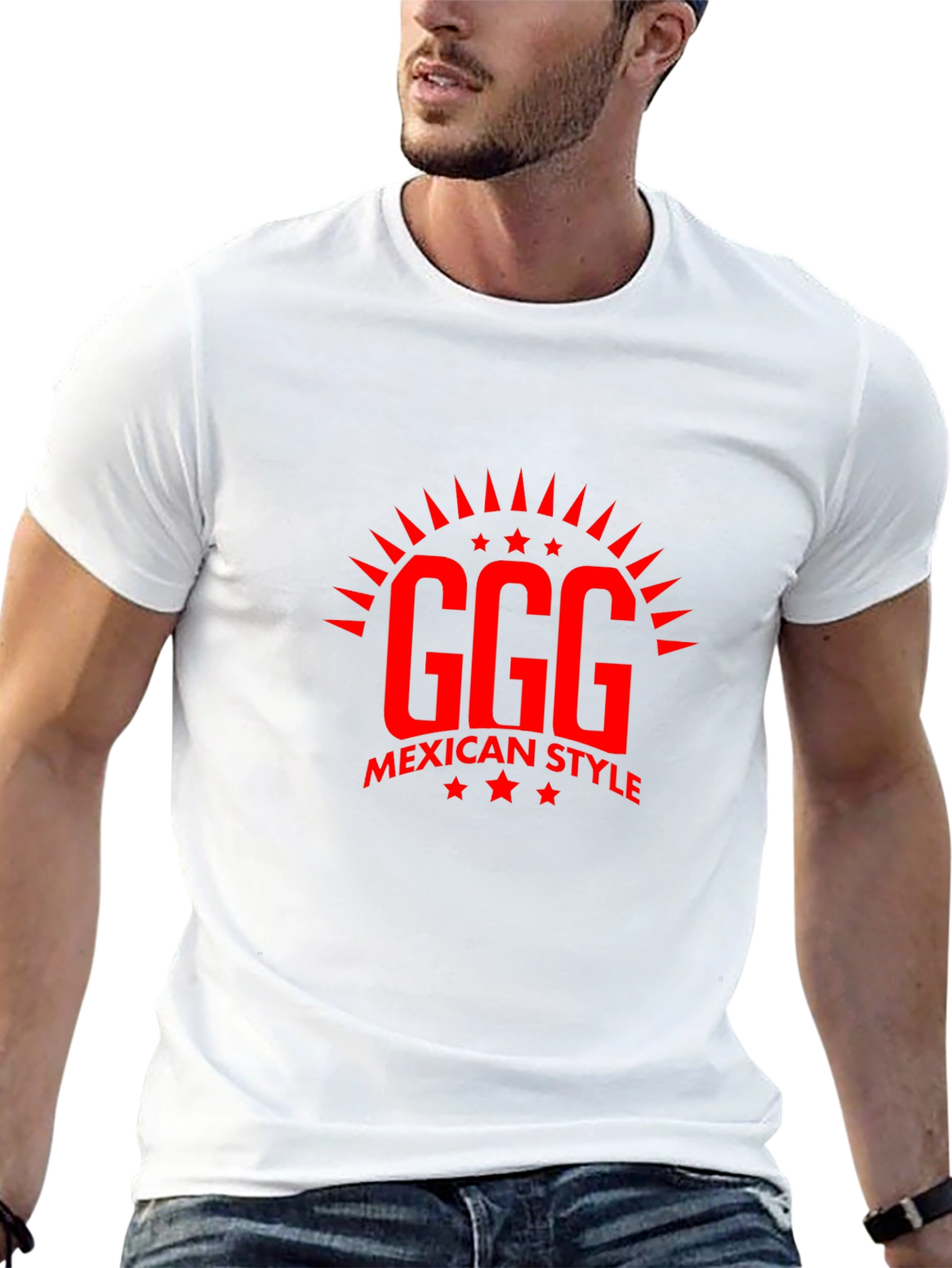 Black GGG Mexican Style Black T-Shirt view 13