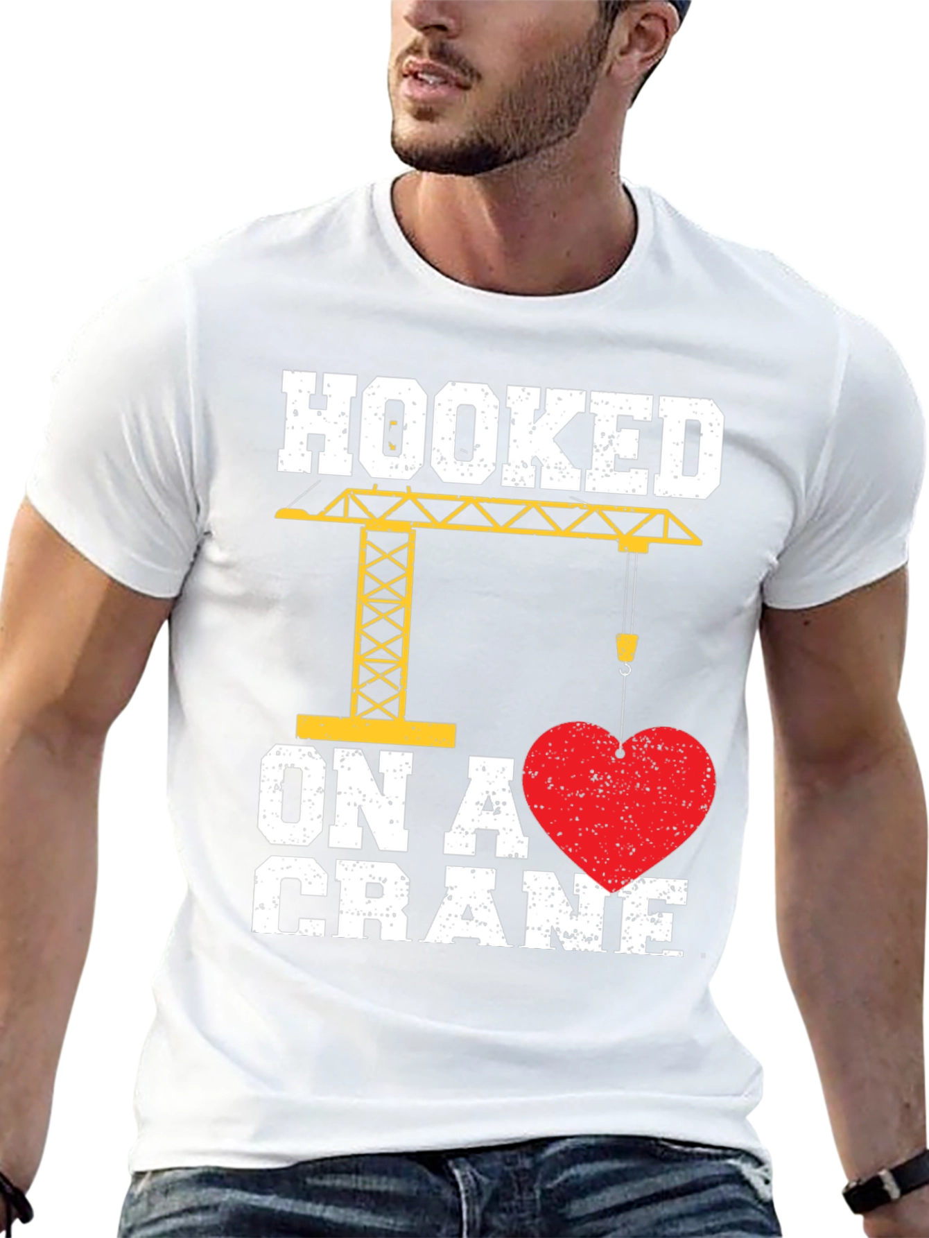 Hooked on a Crane Valentine's Day T-Shirt - 13