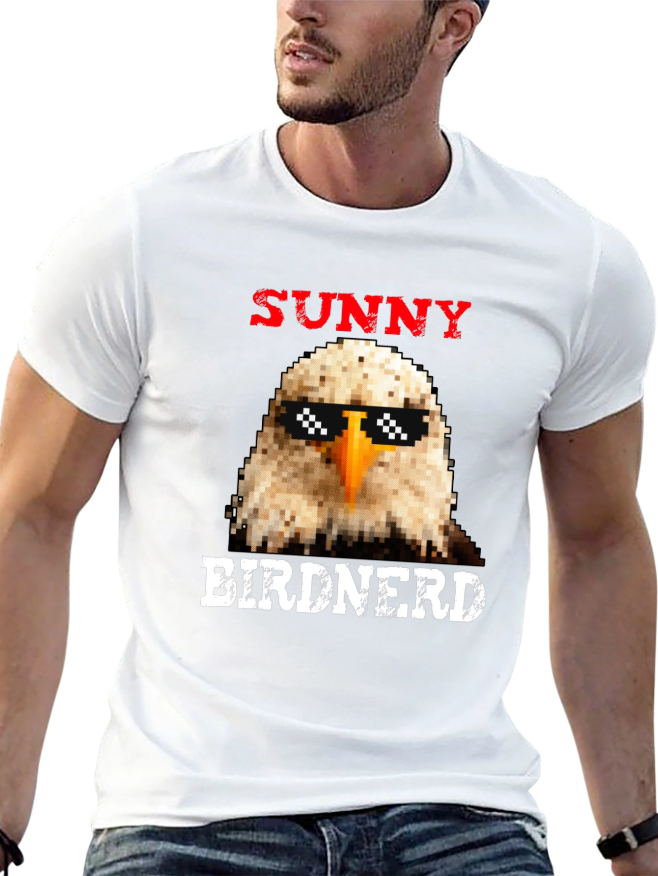 Black Sunny BirdNerd Eagle Graphic Tee view 13