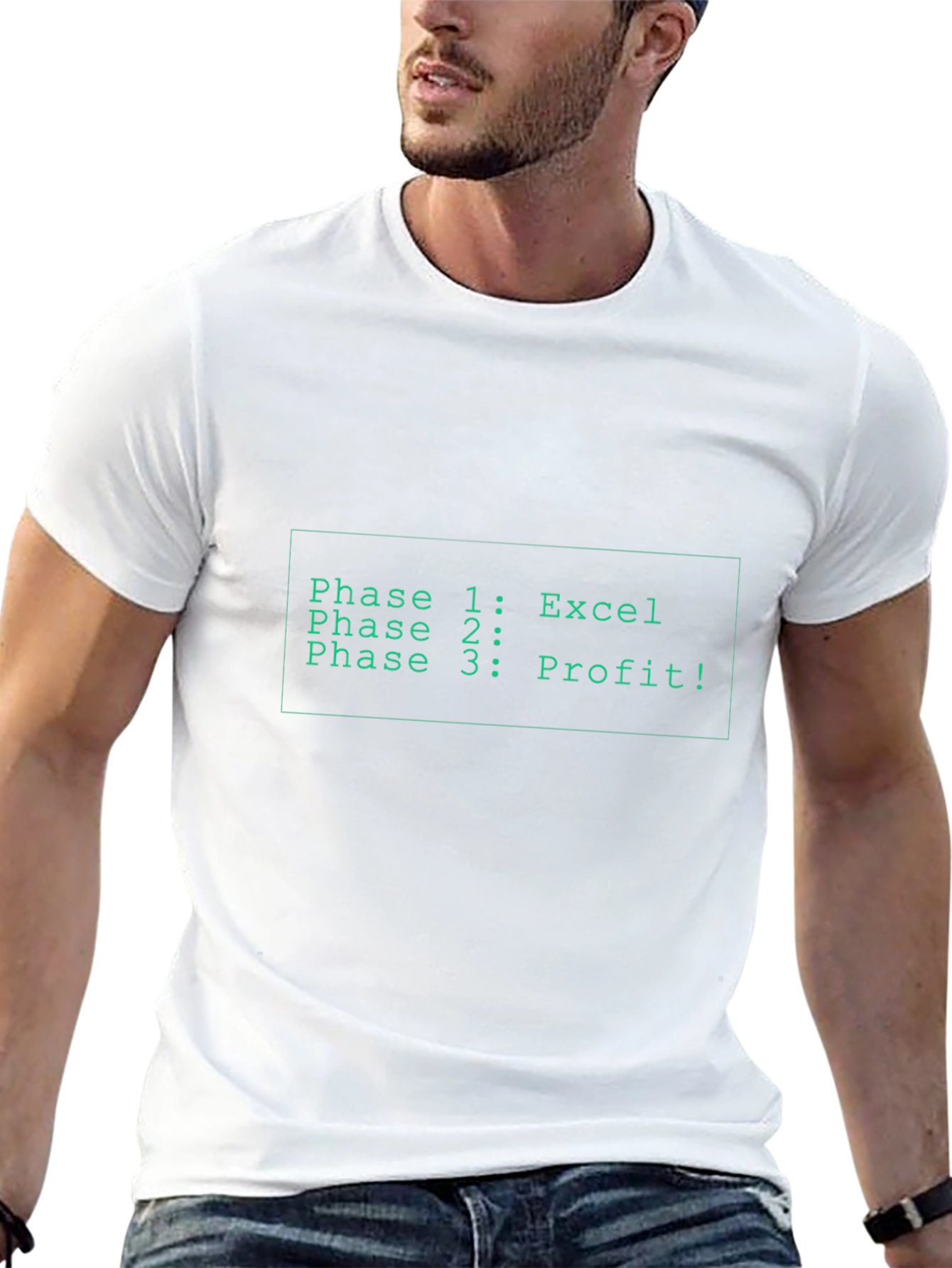 Black Excel Profit T-Shirt - Funny Business Analyst Tee view 13