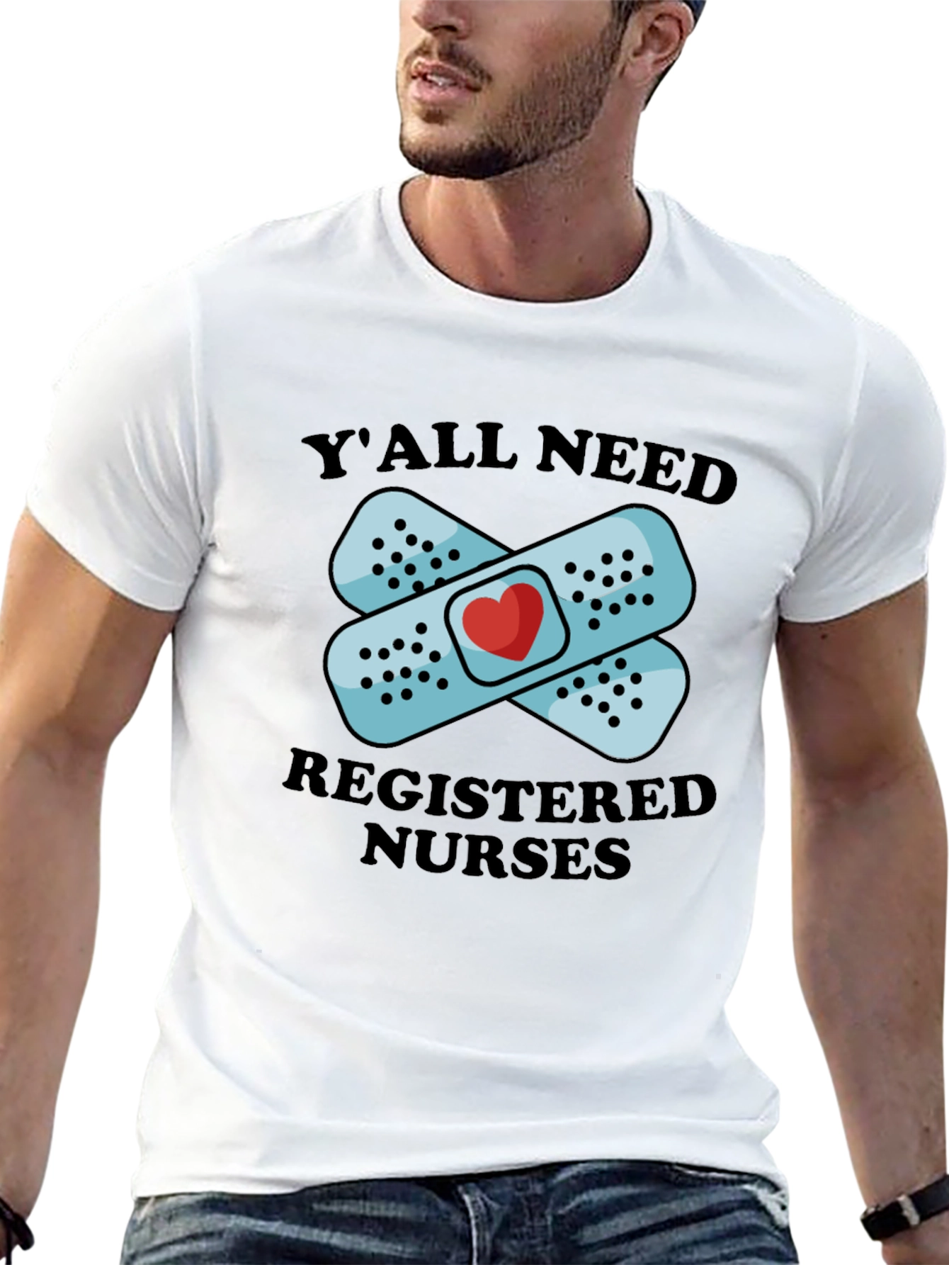 Black Y'all Need Registered Nurses Graphic T-Shirt view 13