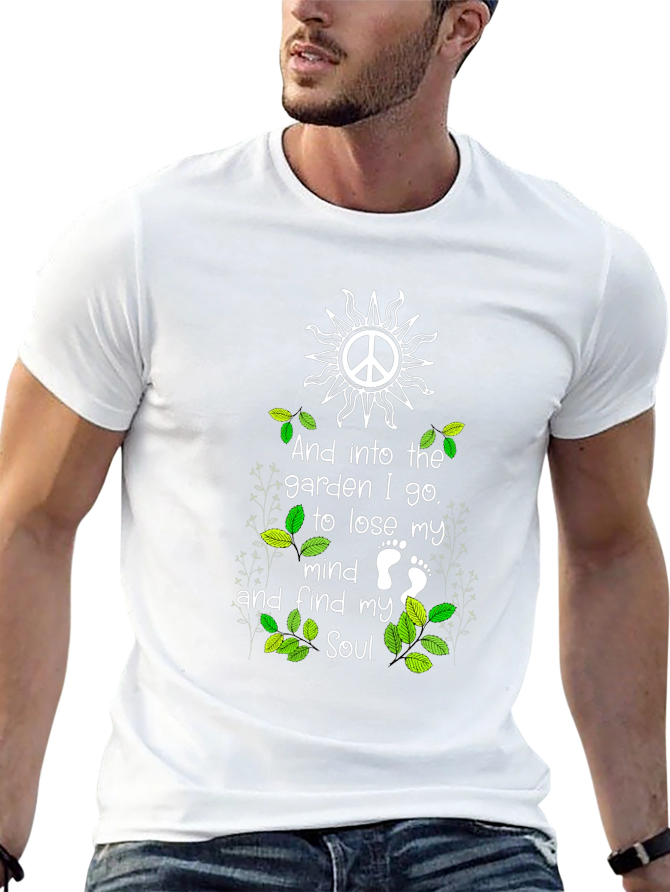 Black Garden Soul T-Shirt - Nature Lover's Tee view 13