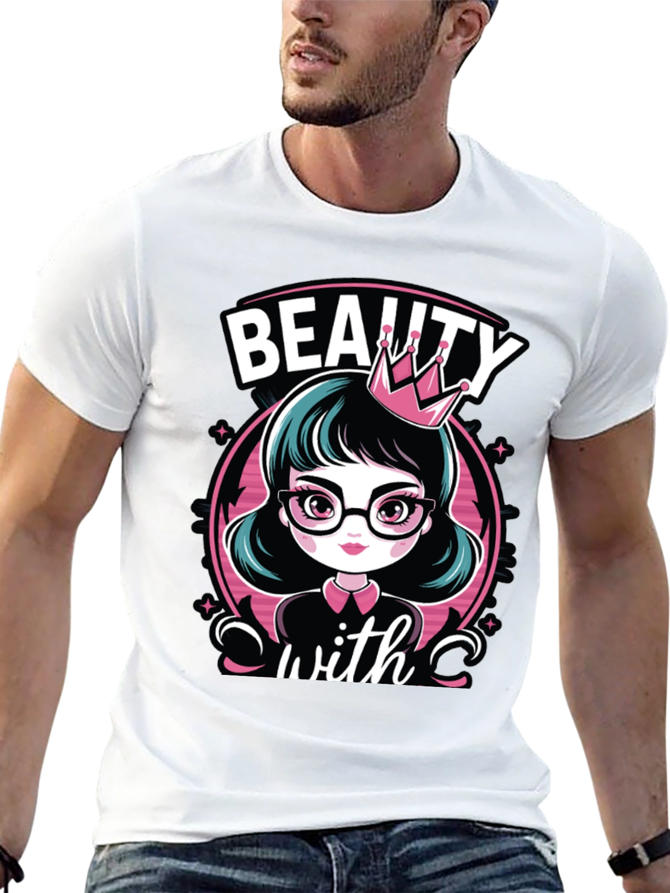 Beauty With Crown T-Shirt - 13