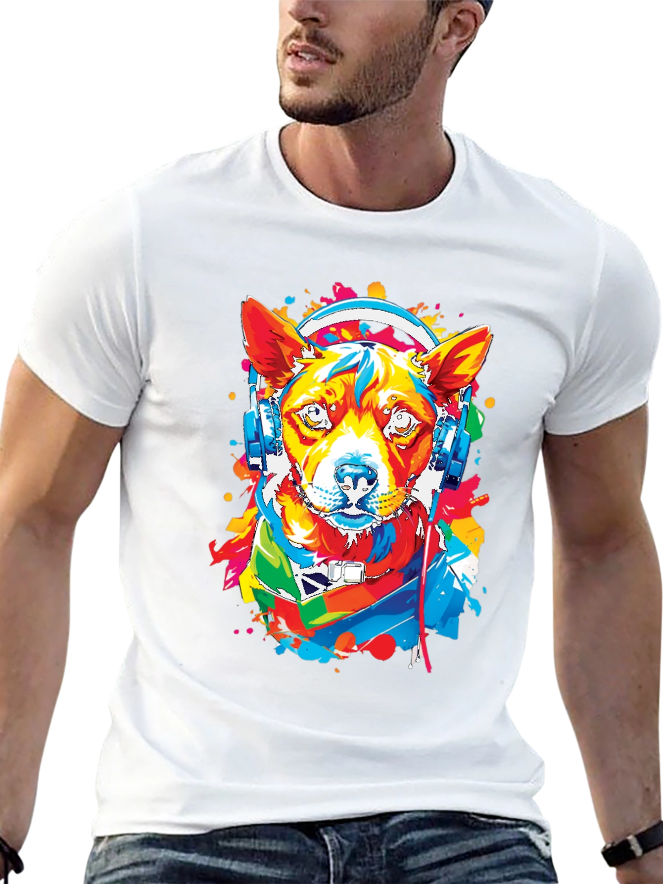 Black Dog DJ Black T-Shirt view 13