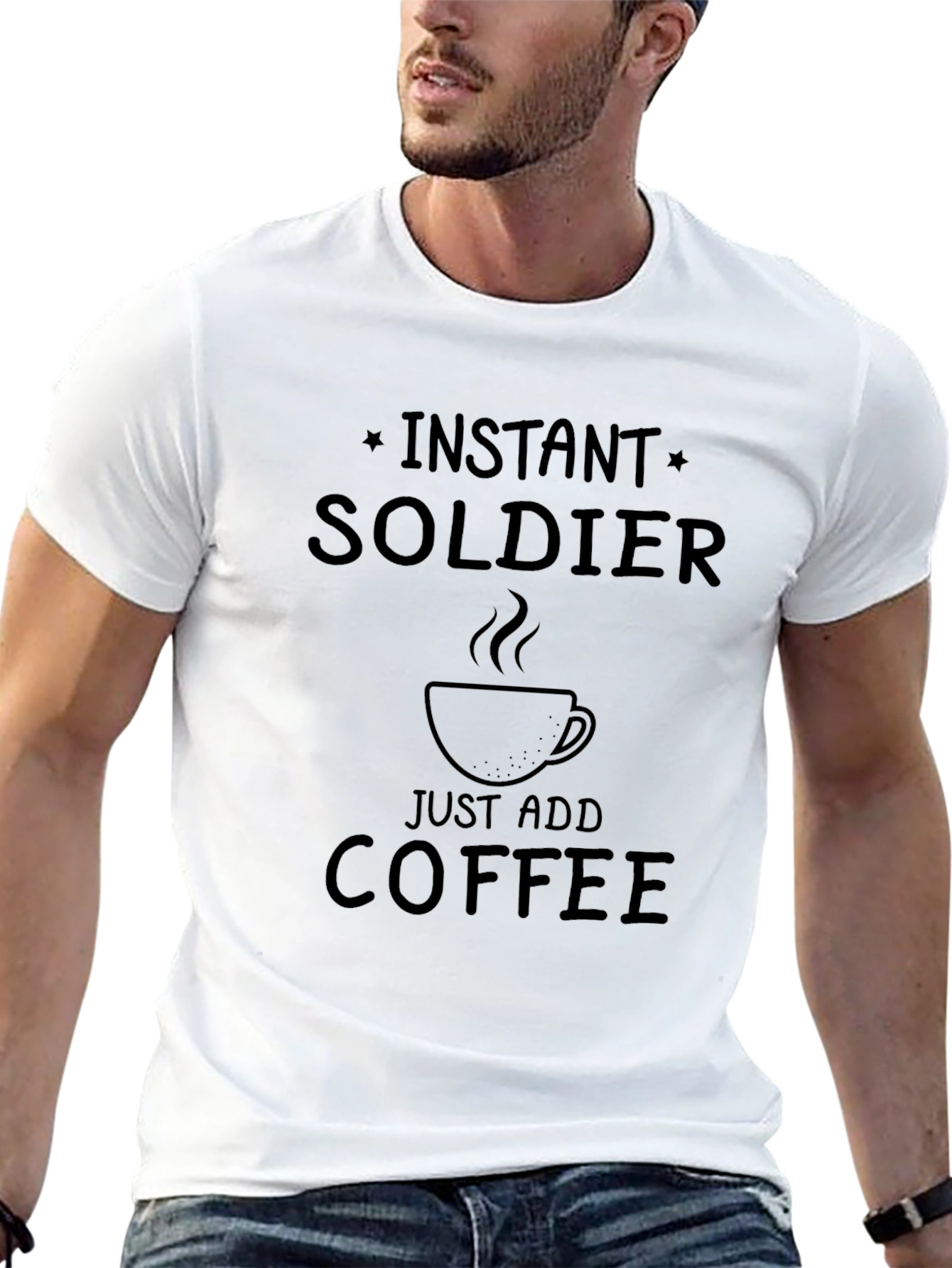 Instant Soldier Just Add Coffee T-Shirt - 13