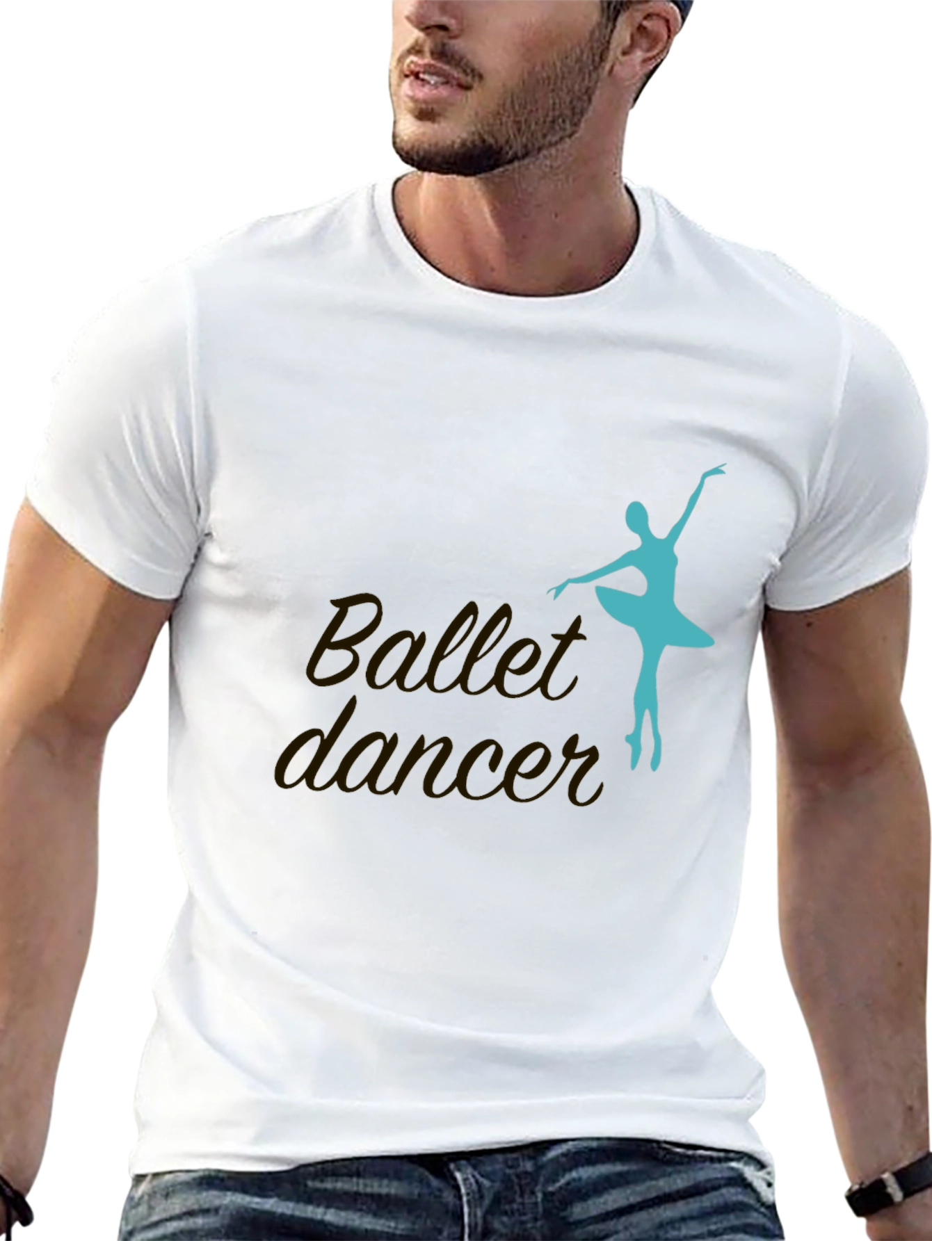 Black Ballet Dancer Graphic Tee - Stylish Comfort view 13