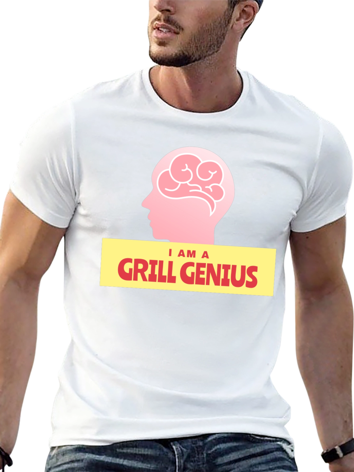 Black Grill Genius Graphic T-Shirt - BBQ Master Apparel view 13