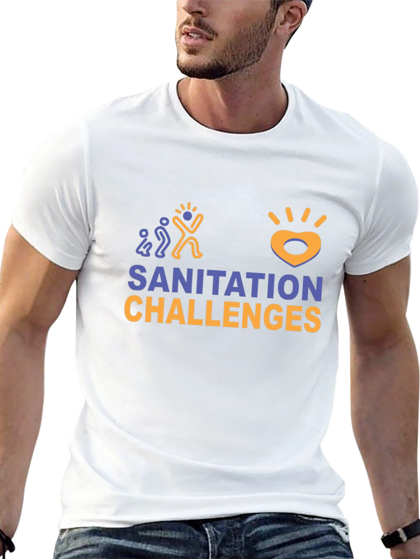 Sanitation Challenges Graphic T-Shirt - 13