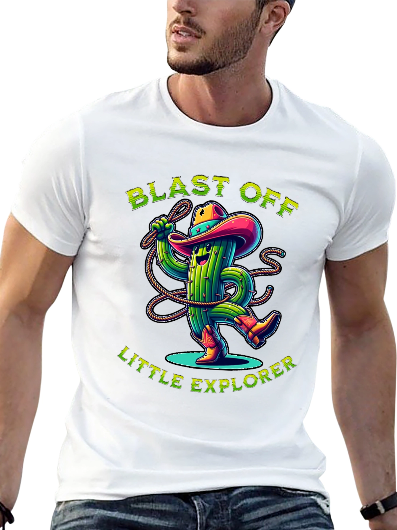 Black Blast Off Little Explorer T-Shirt view 13