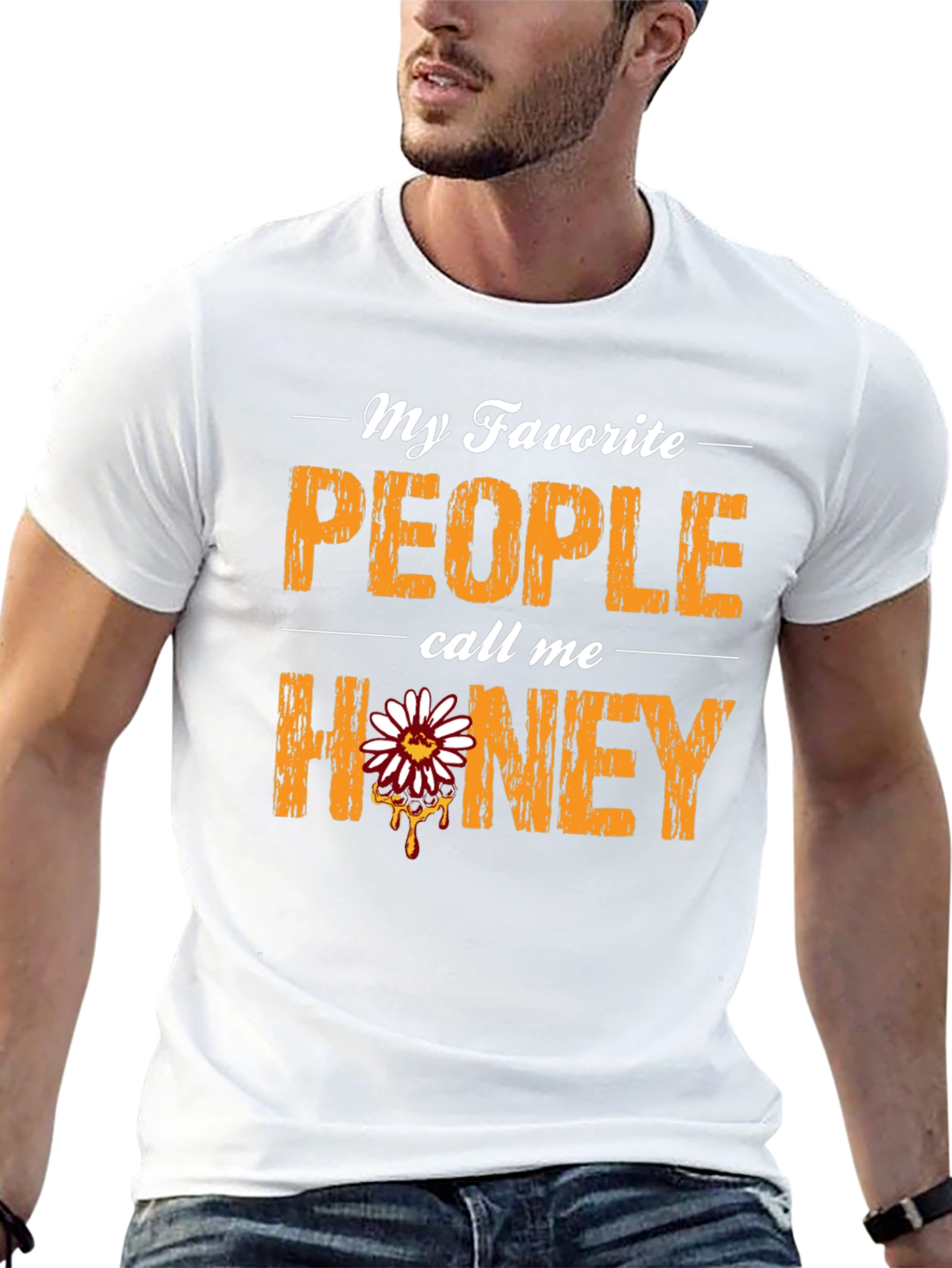 Black My Favorite People Call Me Honey T-Shirt view 13