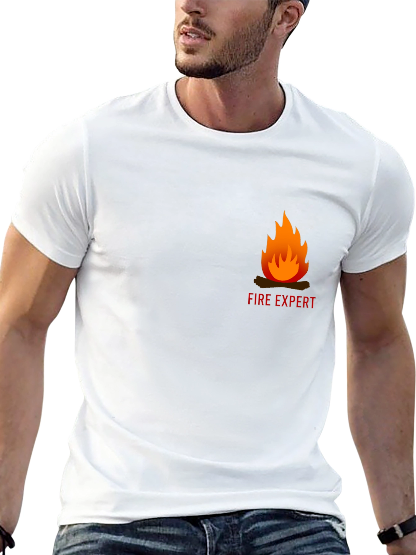 Black Fire Expert Black T-Shirt view 13
