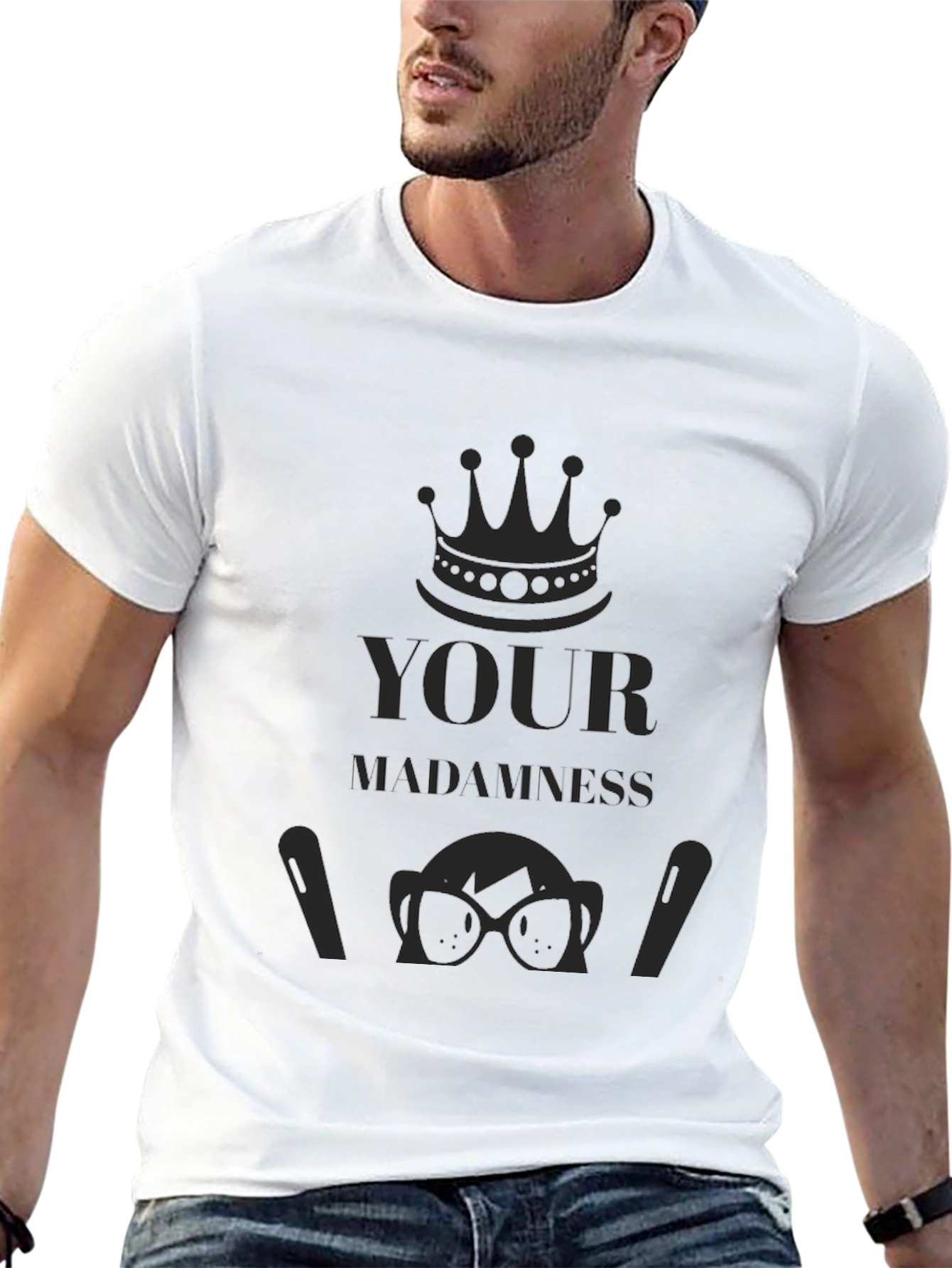 Black Your Madness Black T-Shirt view 13