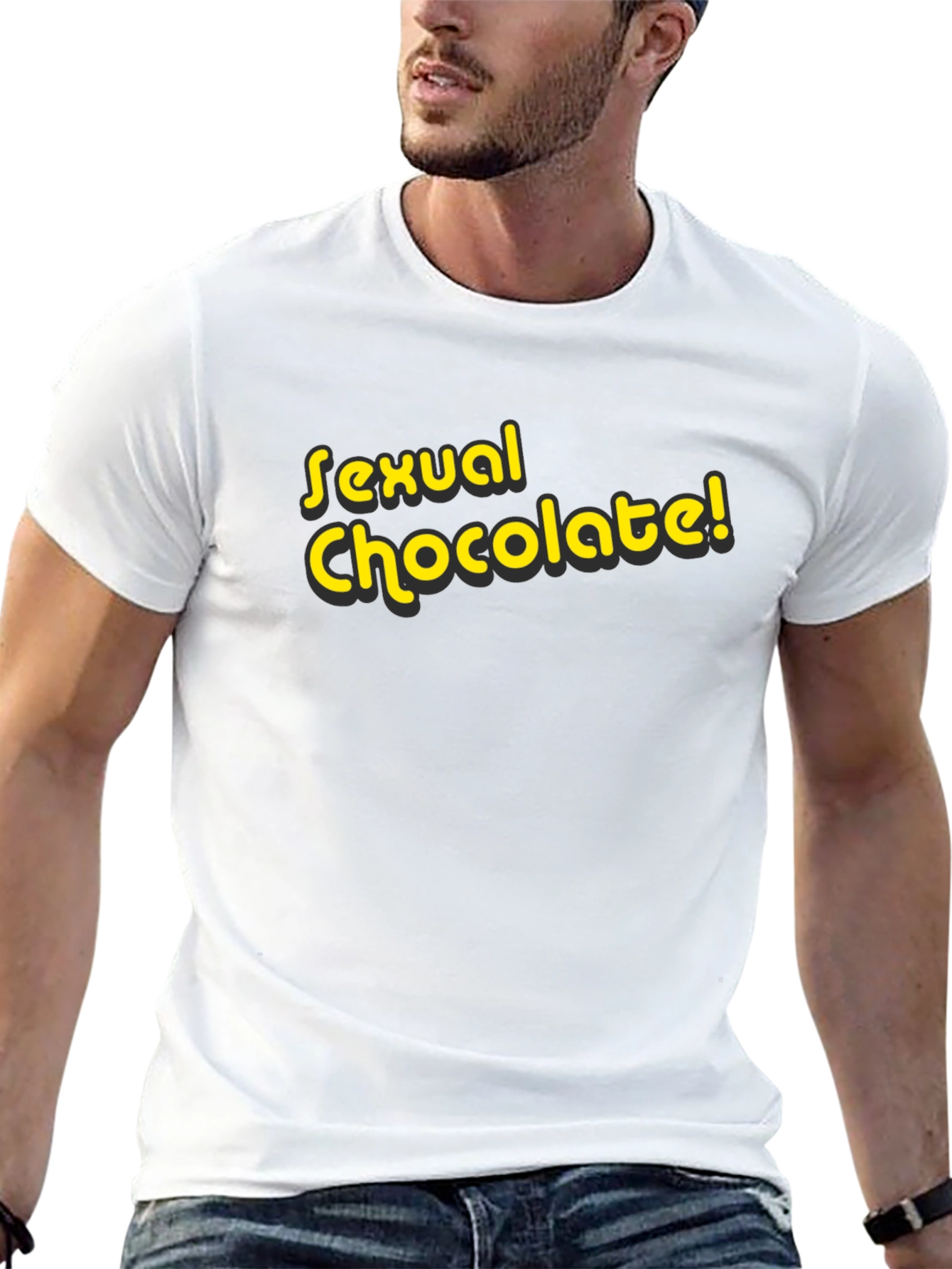 Black Sexual Chocolate Black Graphic T-Shirt view 13