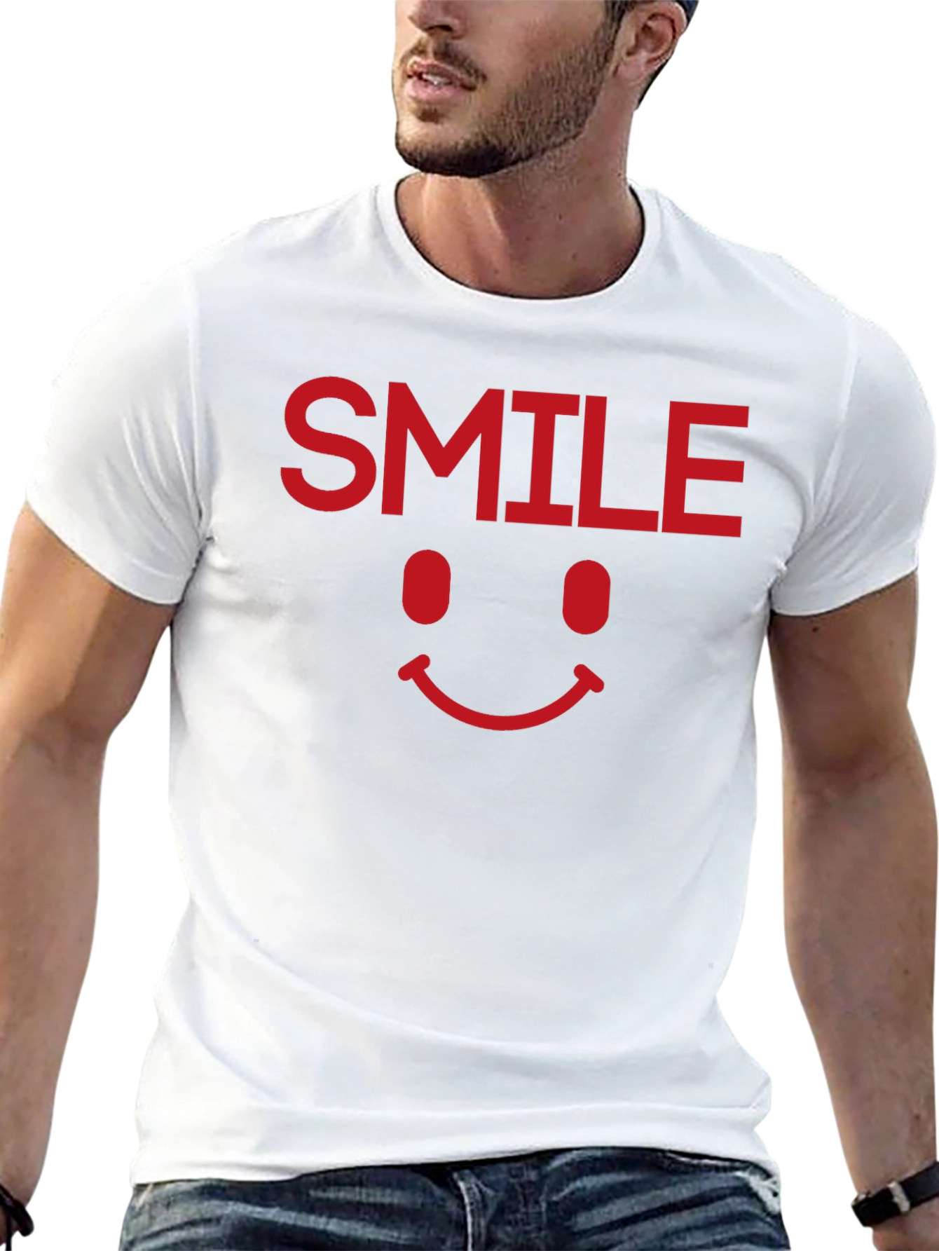 Black Smile Graphic Tee - Classic Comfort view 13