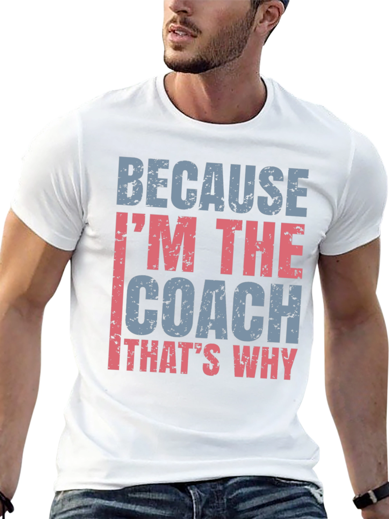 Black Coach T-Shirt - Because I'm The Coach view 13