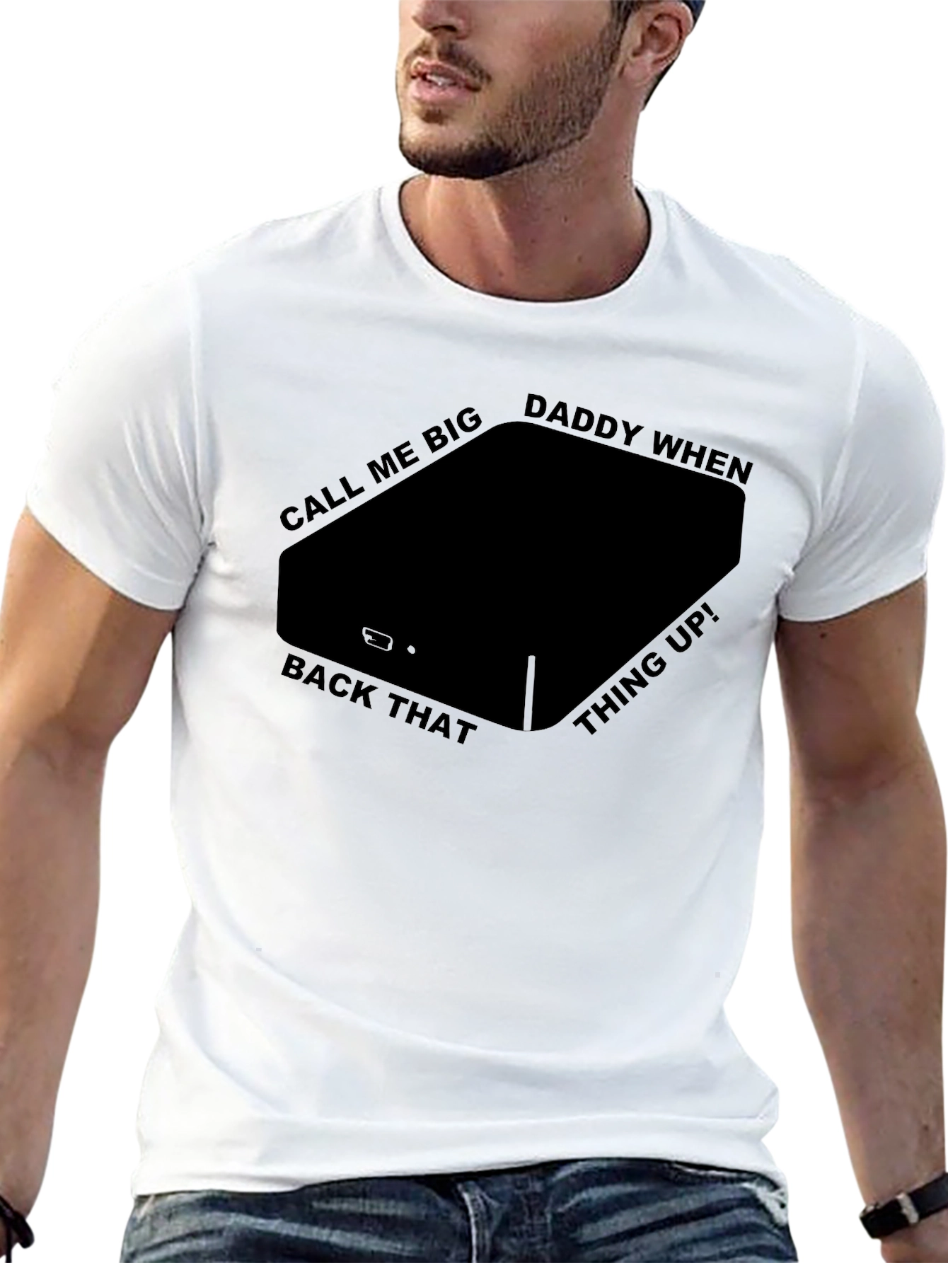 Black Call Me Big Daddy T-Shirt view 13