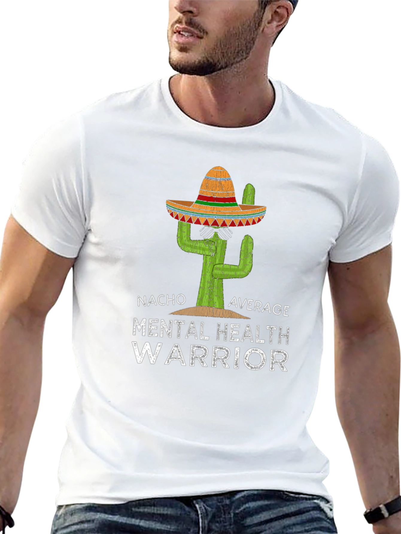Nacho Average Mental Health Warrior T-Shirt - 13