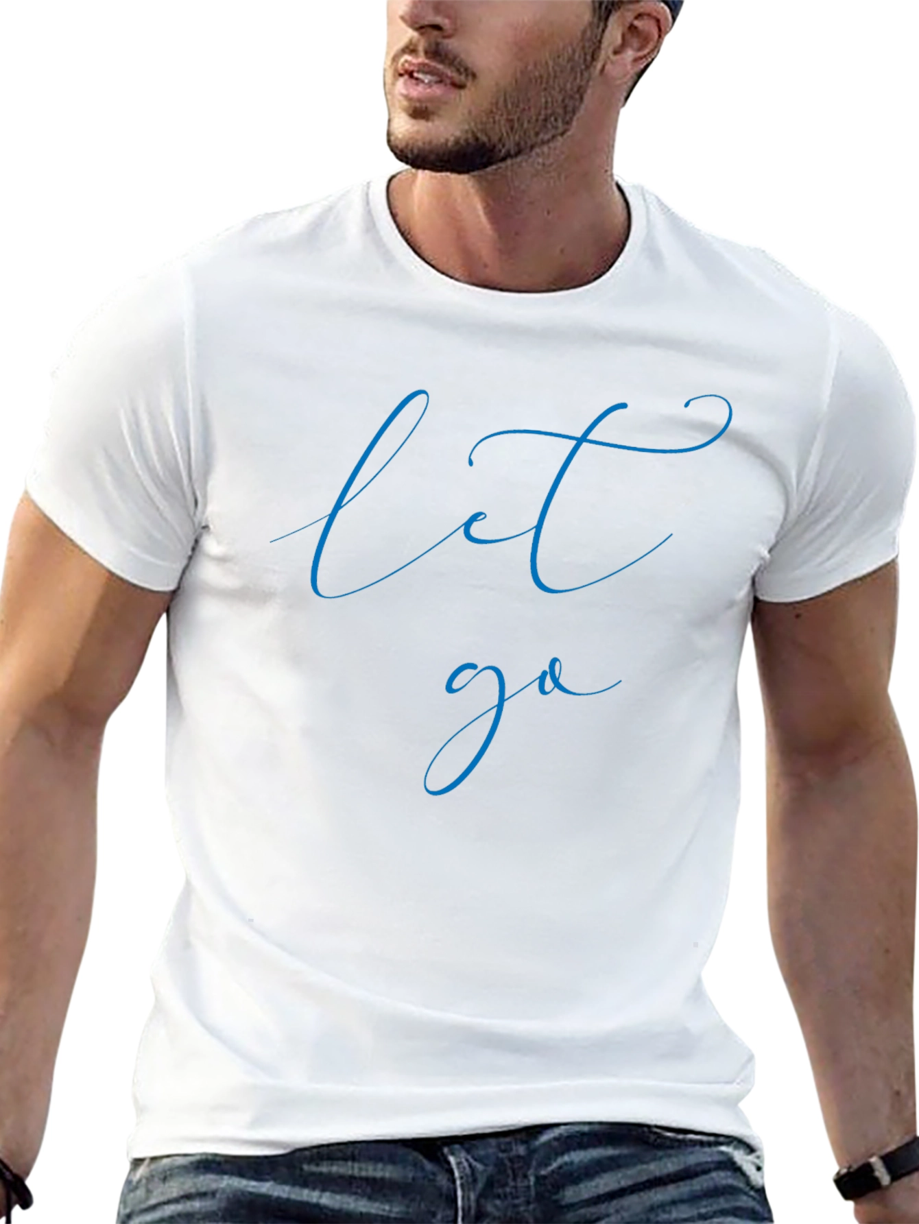 Let Go Graphic Tee - Trendy Casual Wear - 13