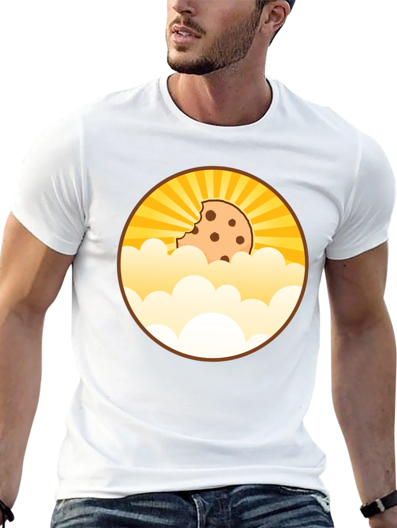 Black Cookie Cloud T-Shirt - Bite Out Of The Sky view 13