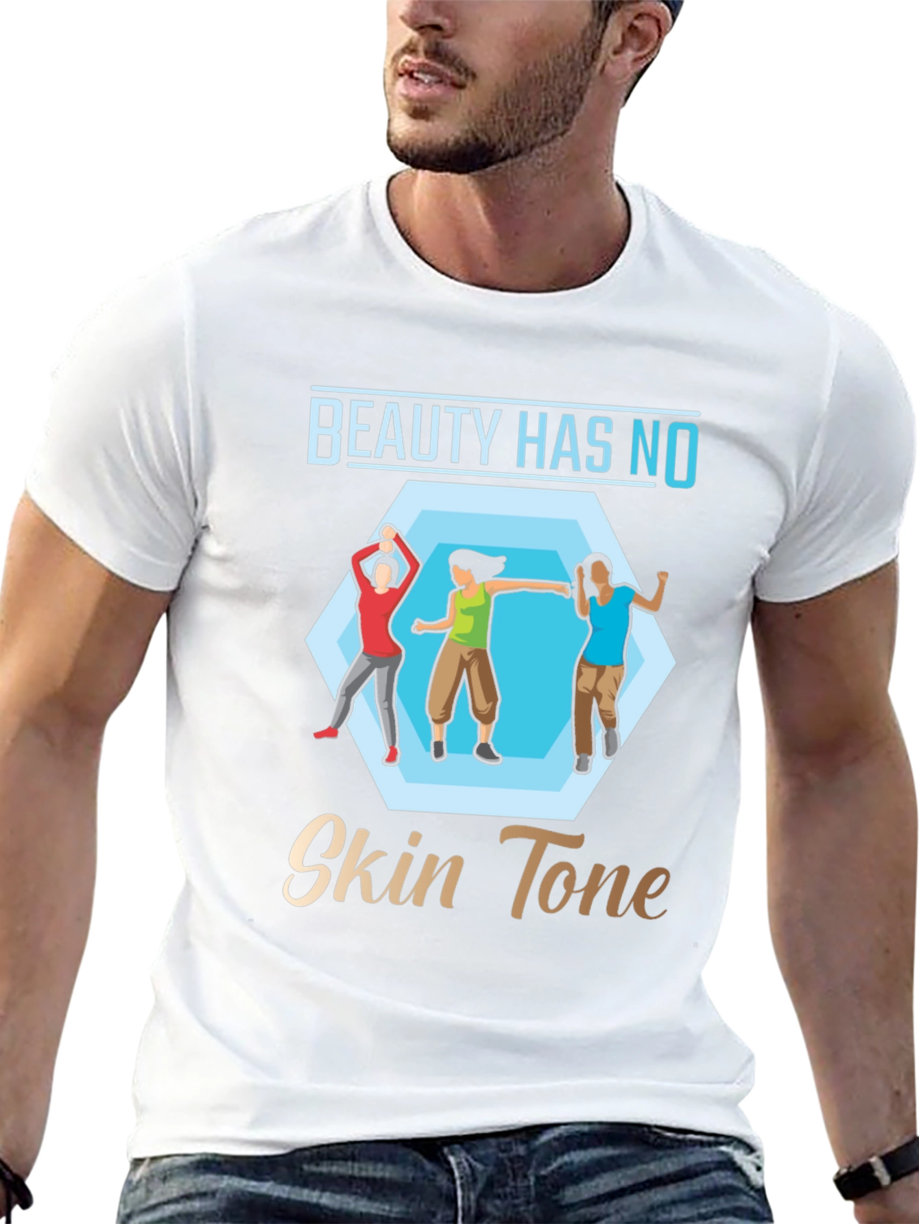 Black Beauty Has No Skin Tone Graphic T-Shirt view 13