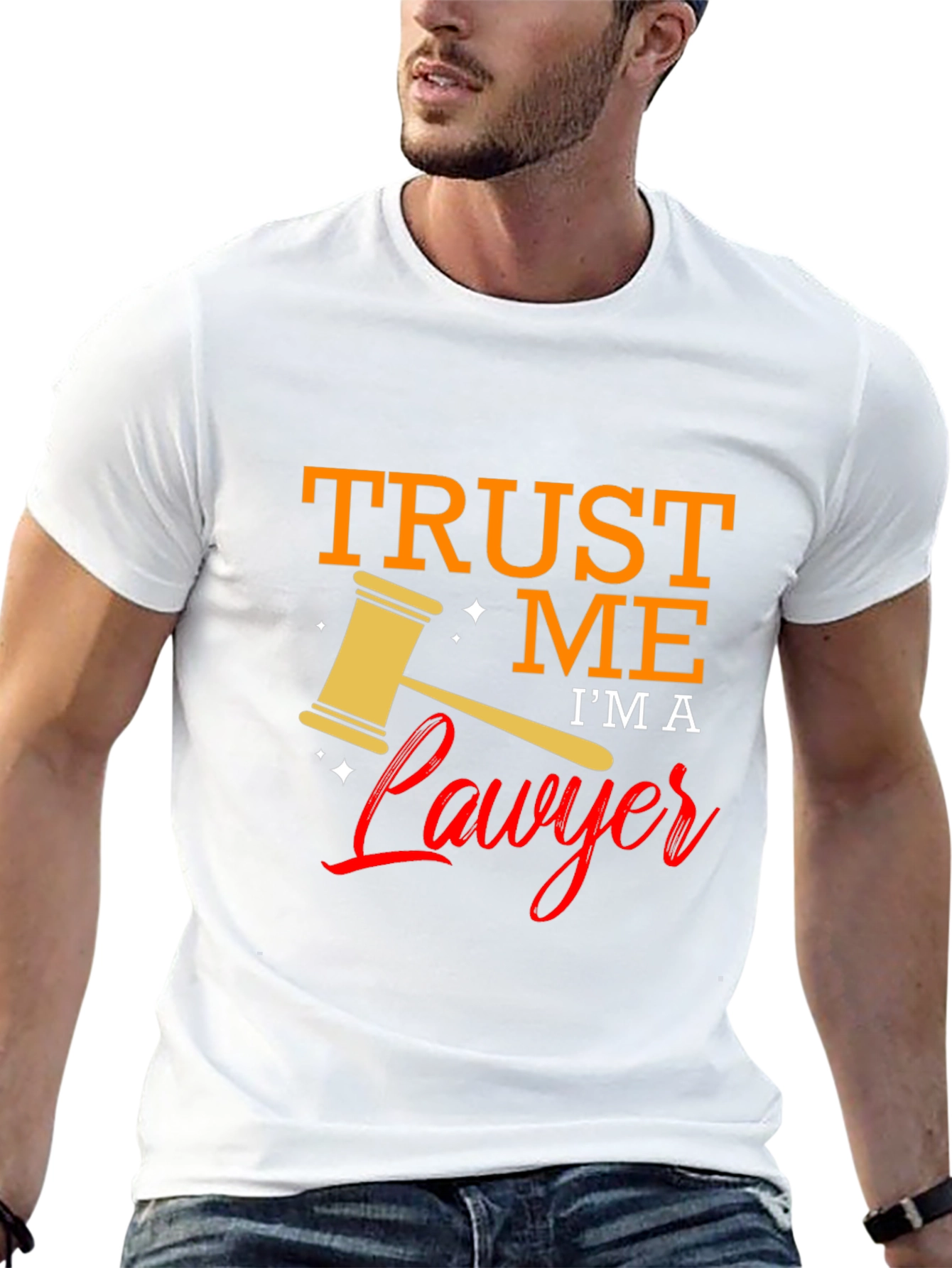 Black Trust Me I'm A Lawyer T-Shirt view 13