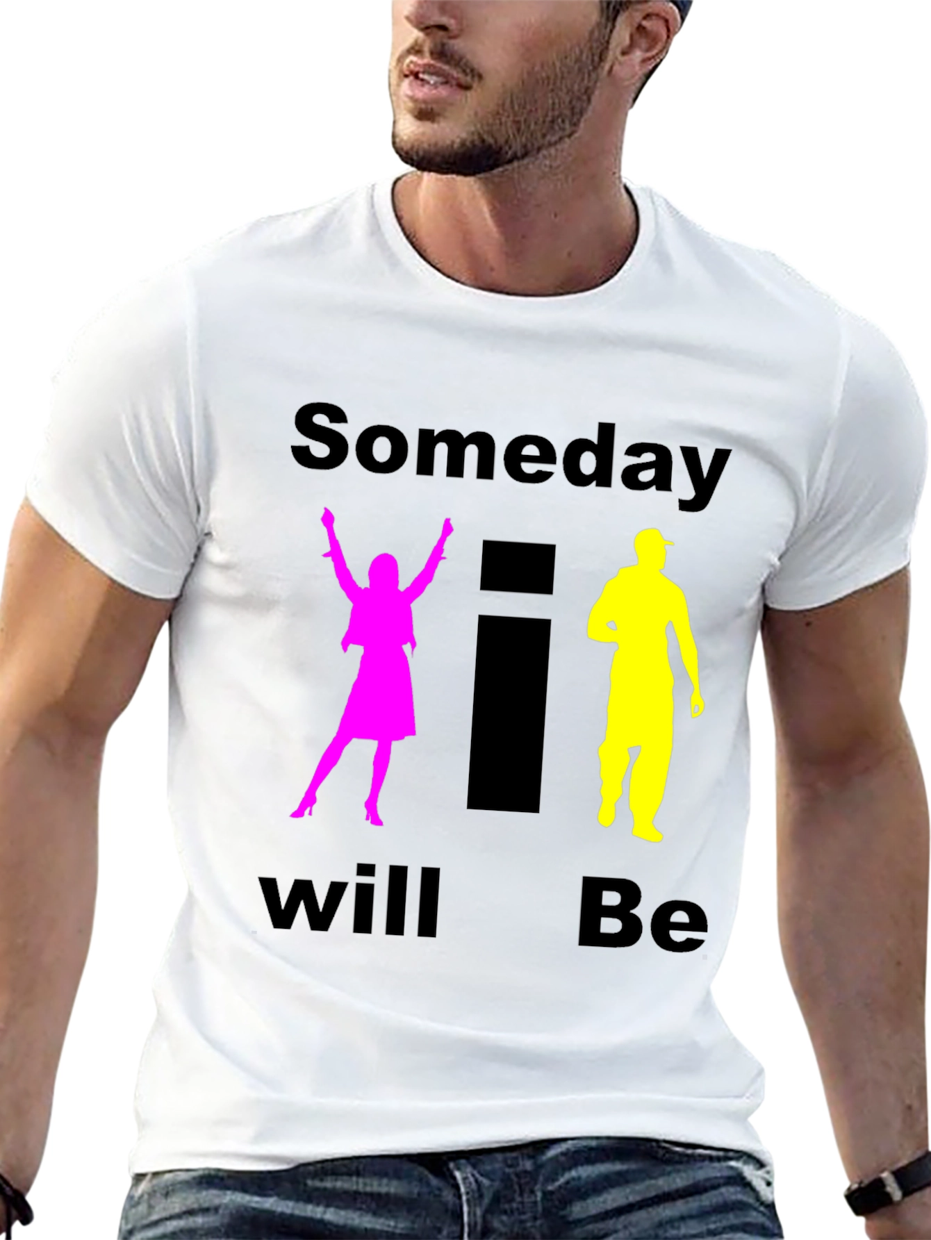 Black Someday I Will Be T-Shirt view 13
