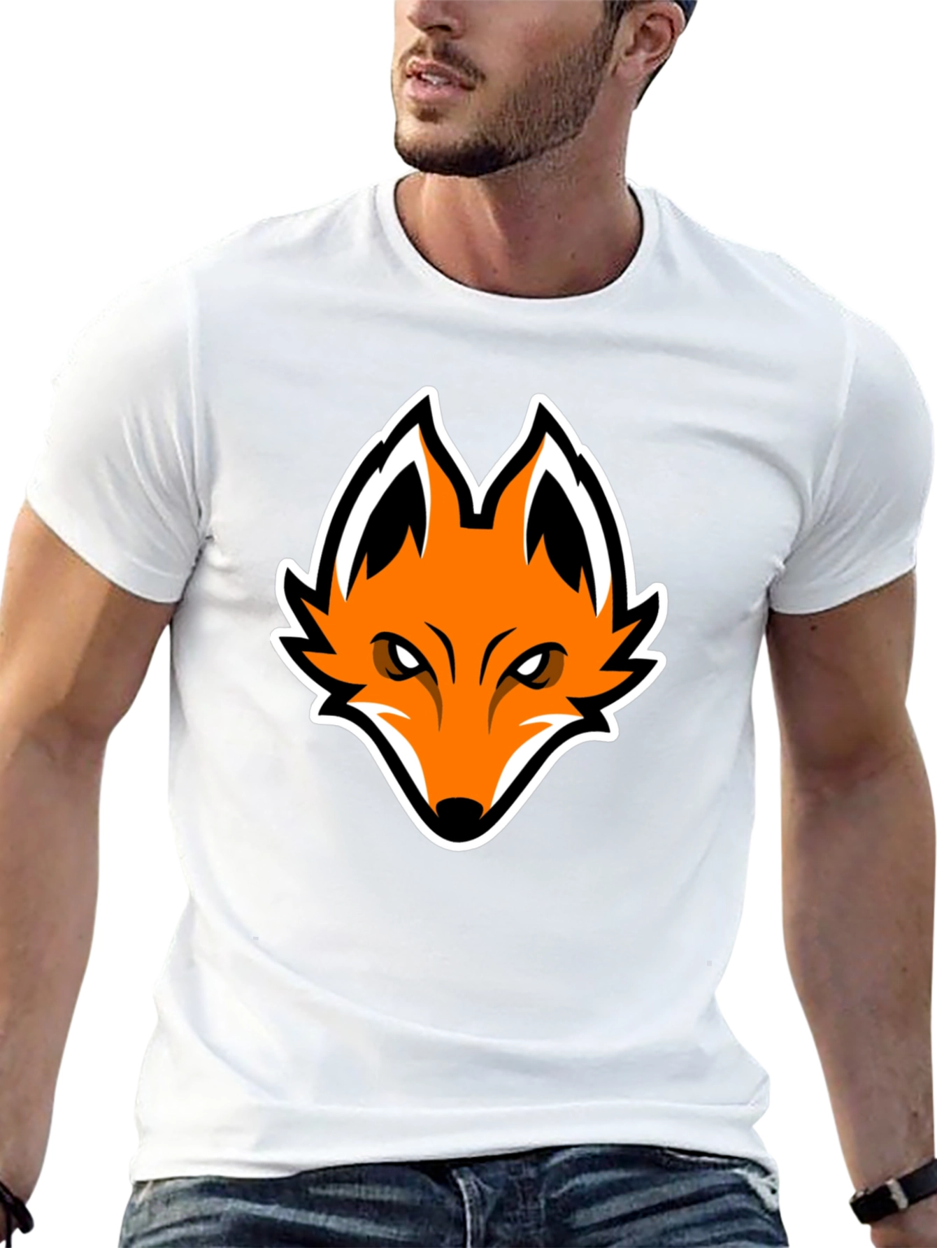 Black Fox Graphic Black T-Shirt view 13