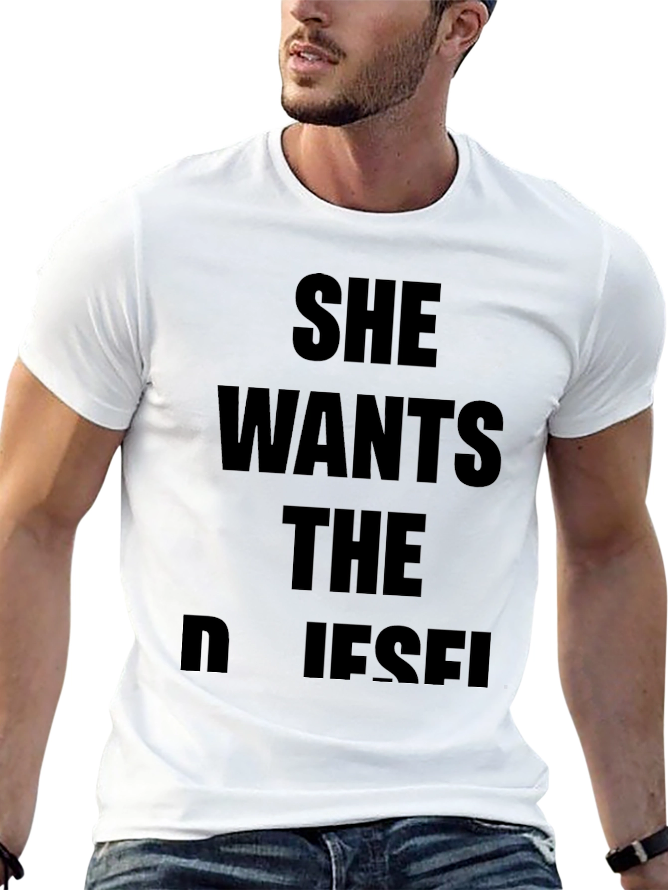 Black She Wants The Diesel Black T-Shirt view 13