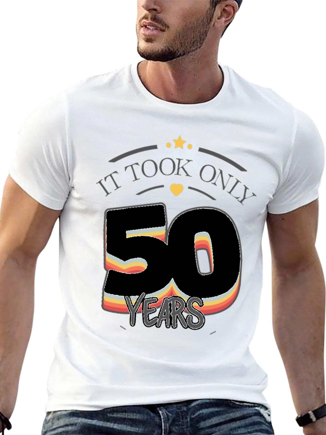 Black It Took Only 50 Years T-Shirt view 13