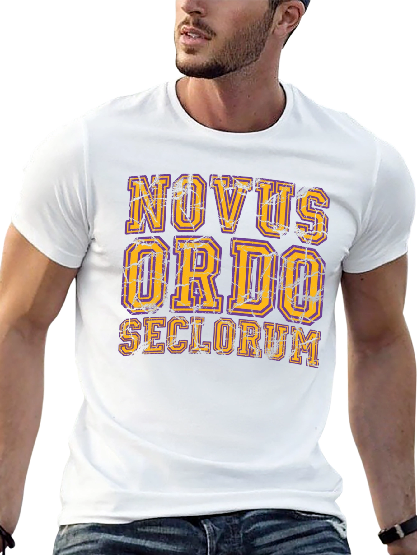 Black Novus Ordo Seclorum Graphic Tee view 13