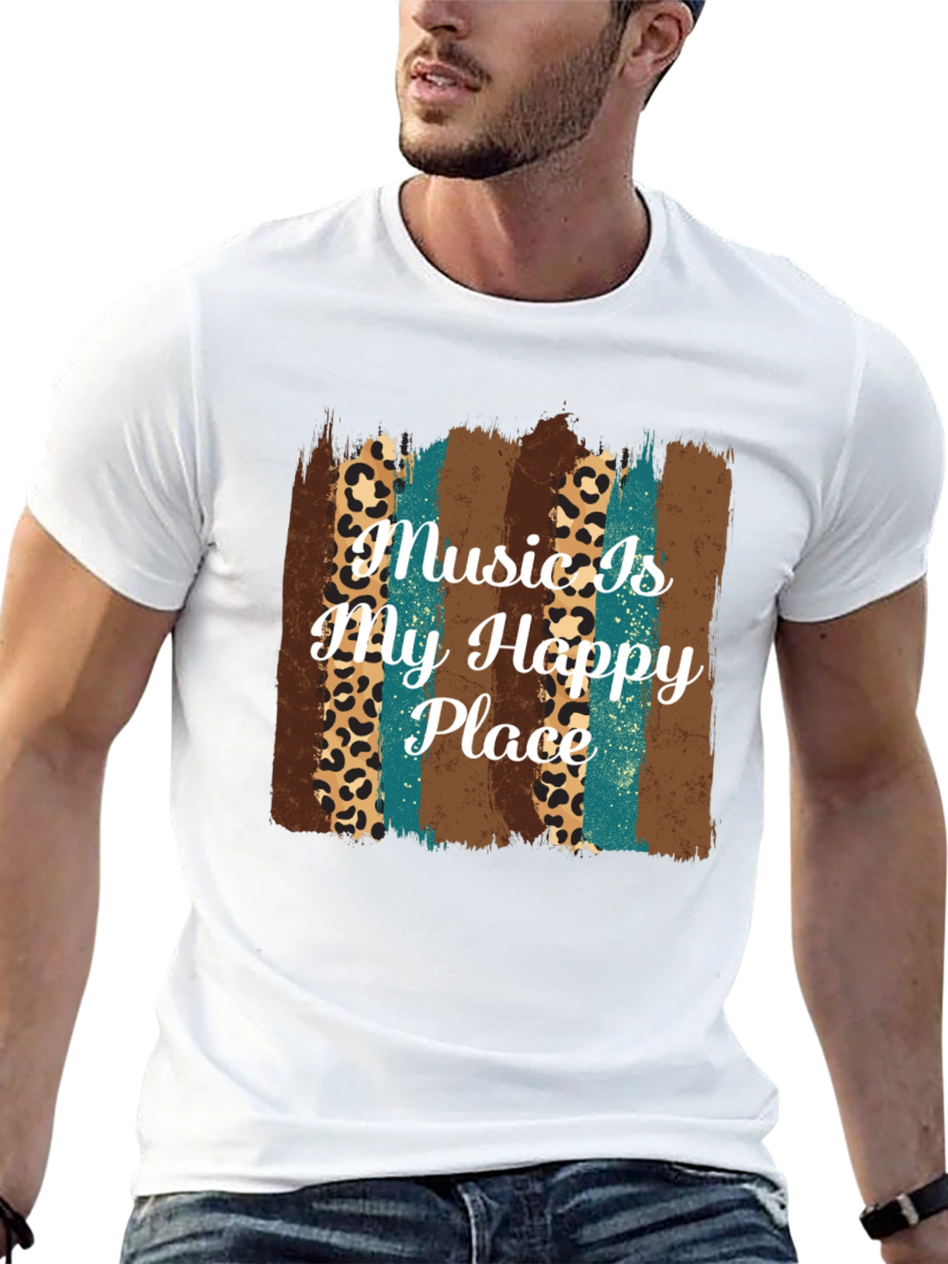 Black Music Is My Happy Place T-Shirt view 13