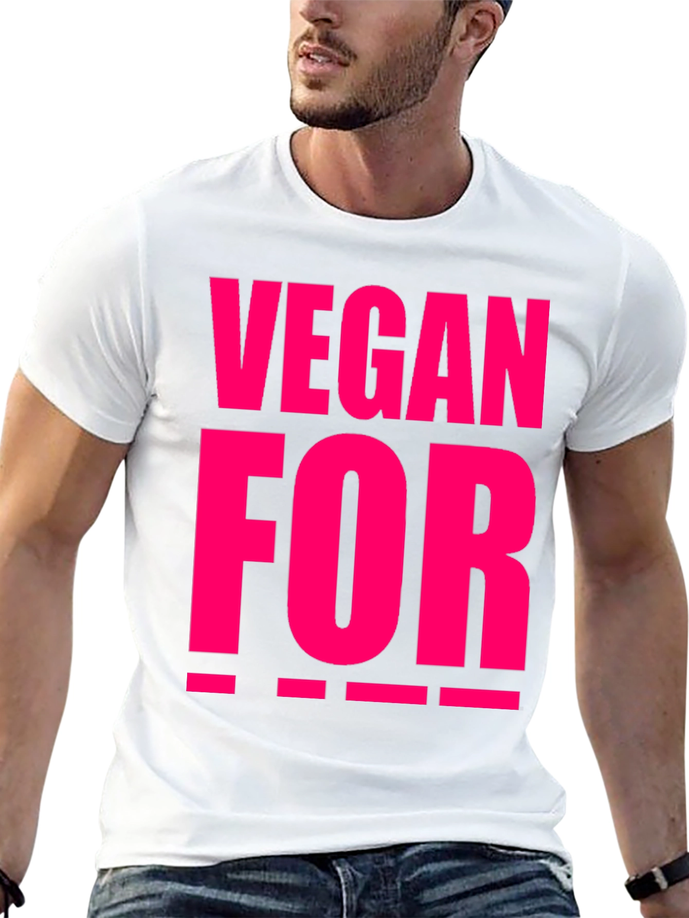Black Vegan For ___ T-Shirt view 13