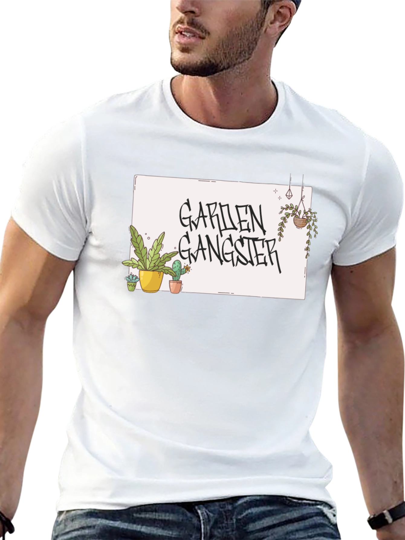 Black Garden Gangster Black T-Shirt view 13